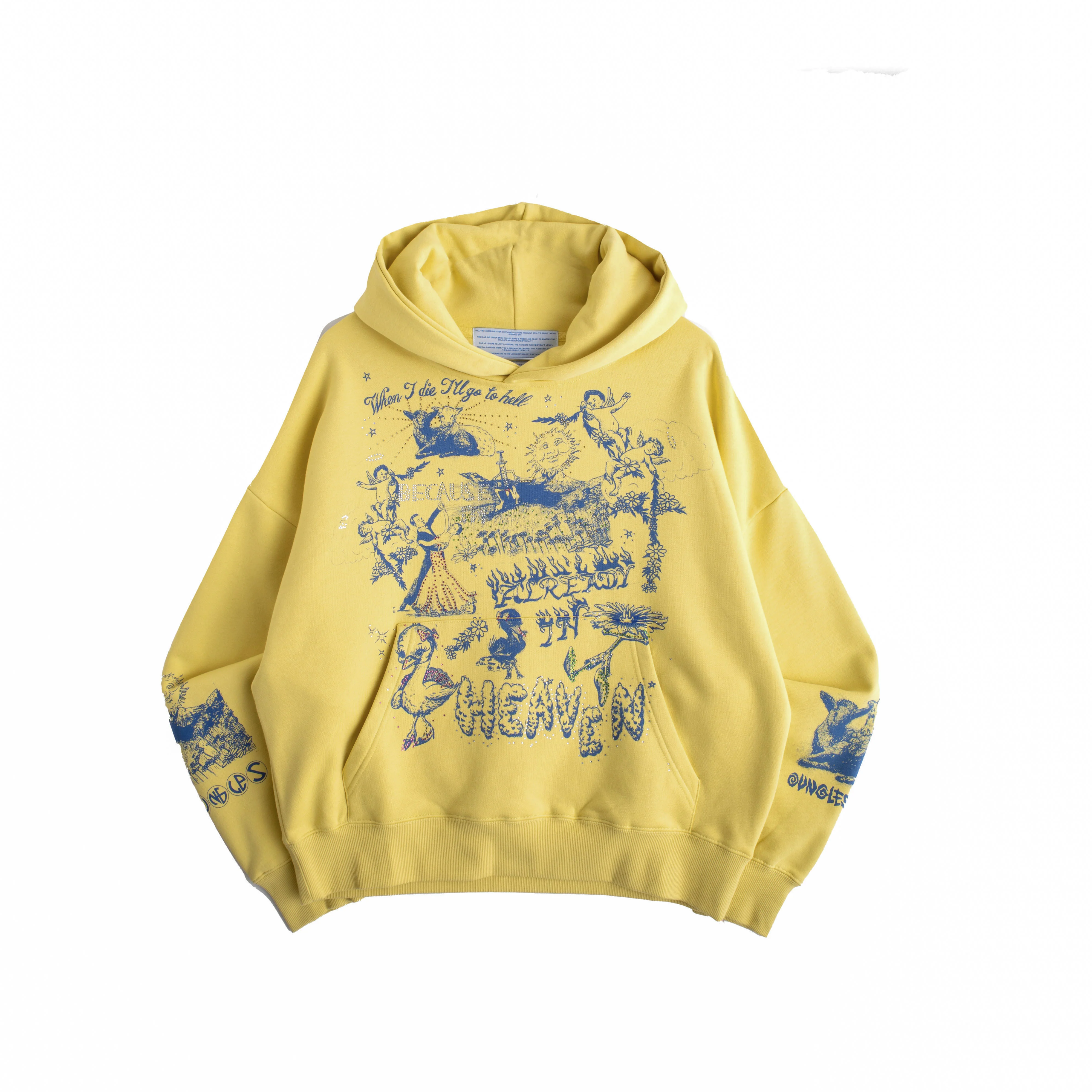 ALREADY IN HEAVEN HOODIE YELLOW