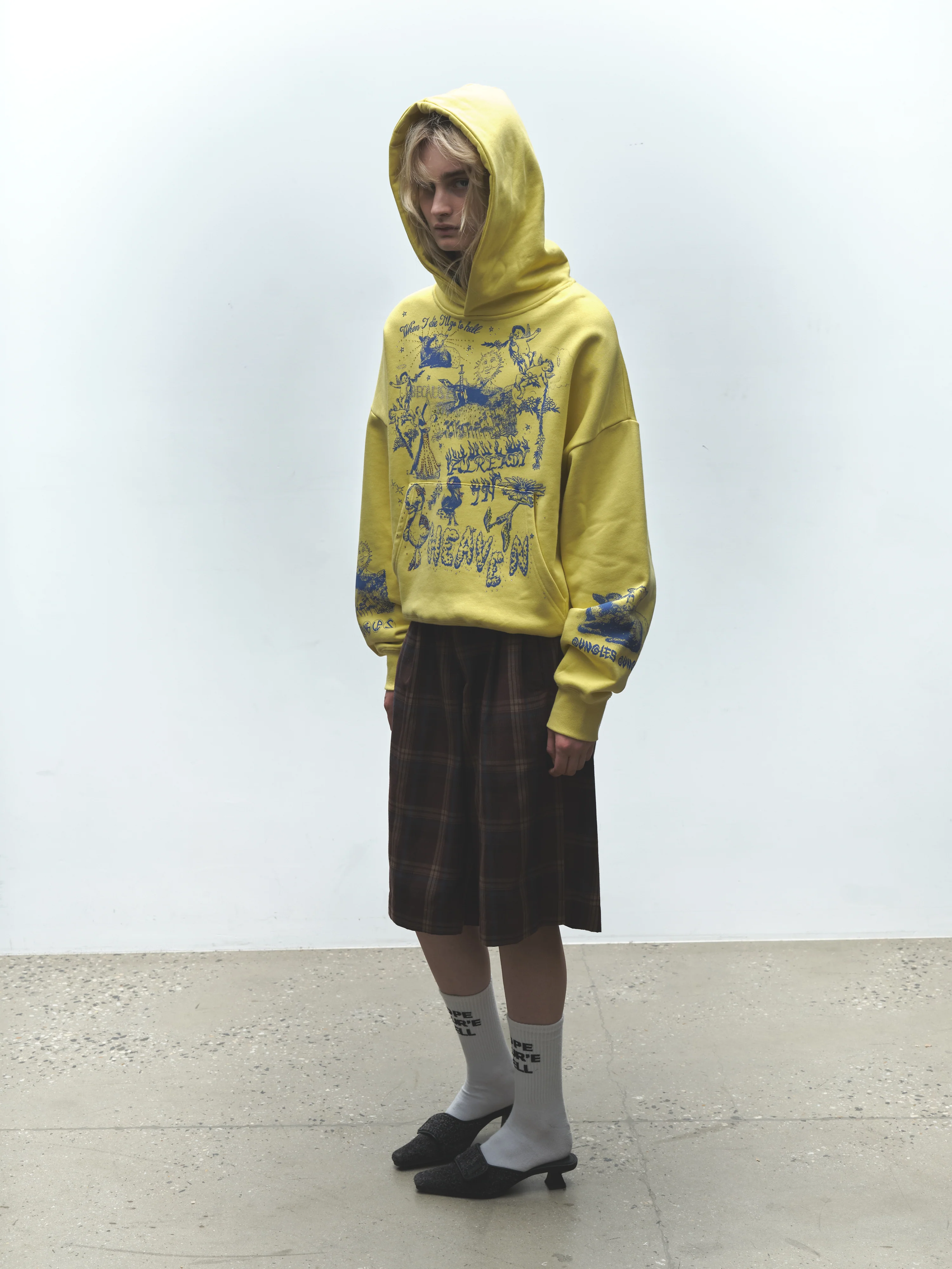 ALREADY IN HEAVEN HOODIE YELLOW - Image 5