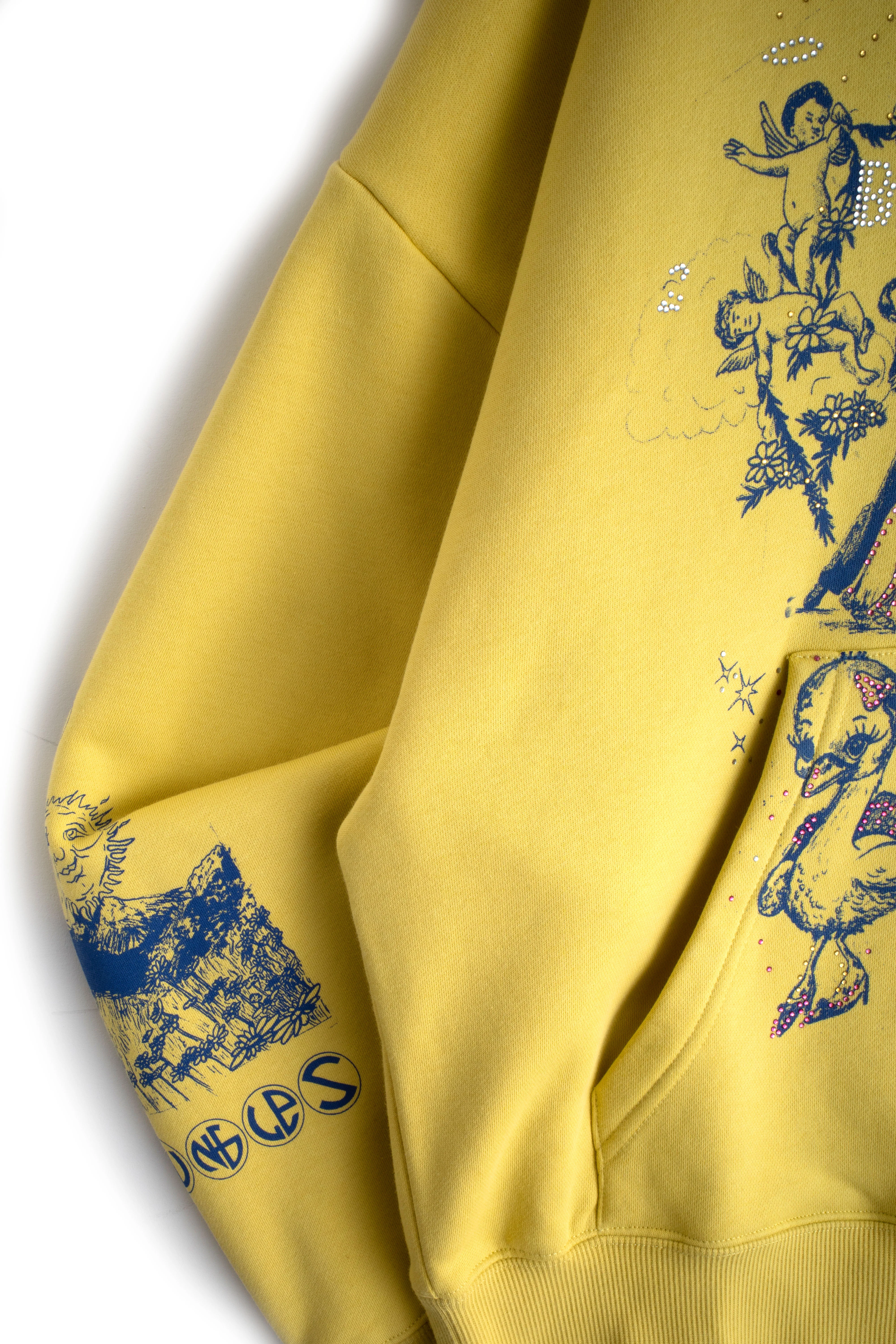 ALREADY IN HEAVEN HOODIE YELLOW - Image 9
