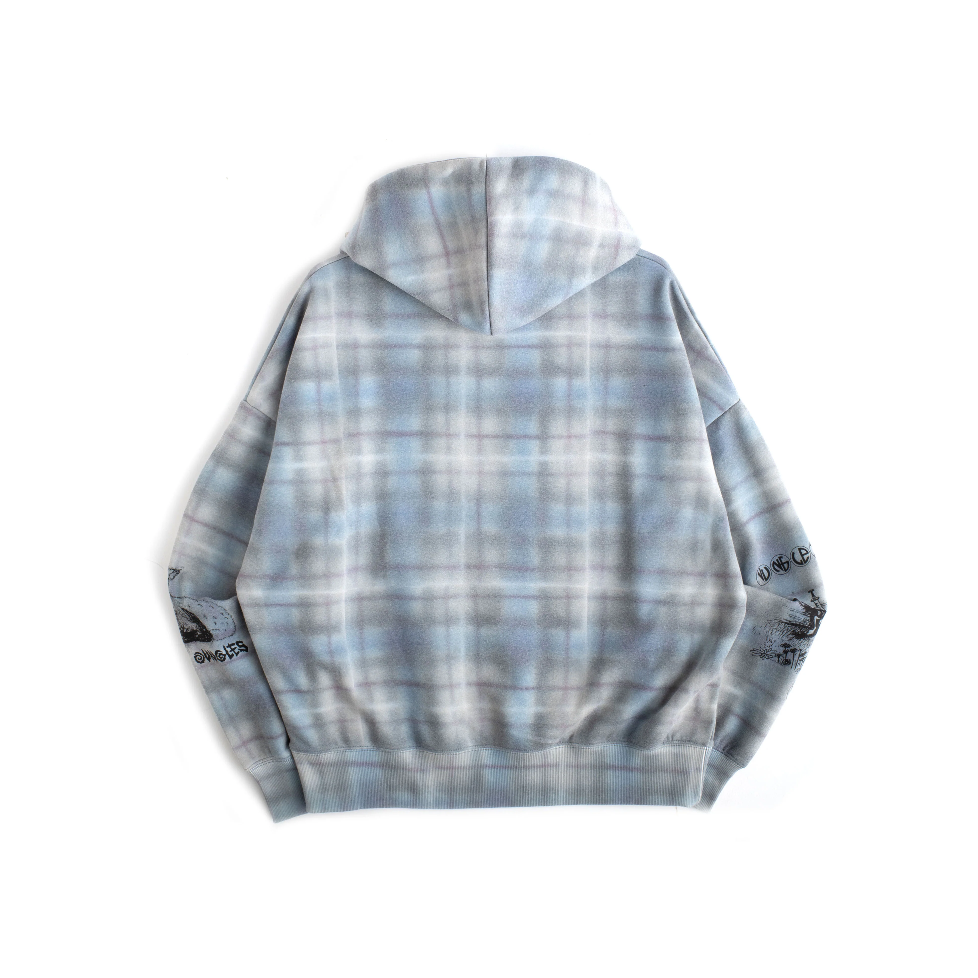 ALREADY IN HEAVEN PLAID HOODIE - Image 2