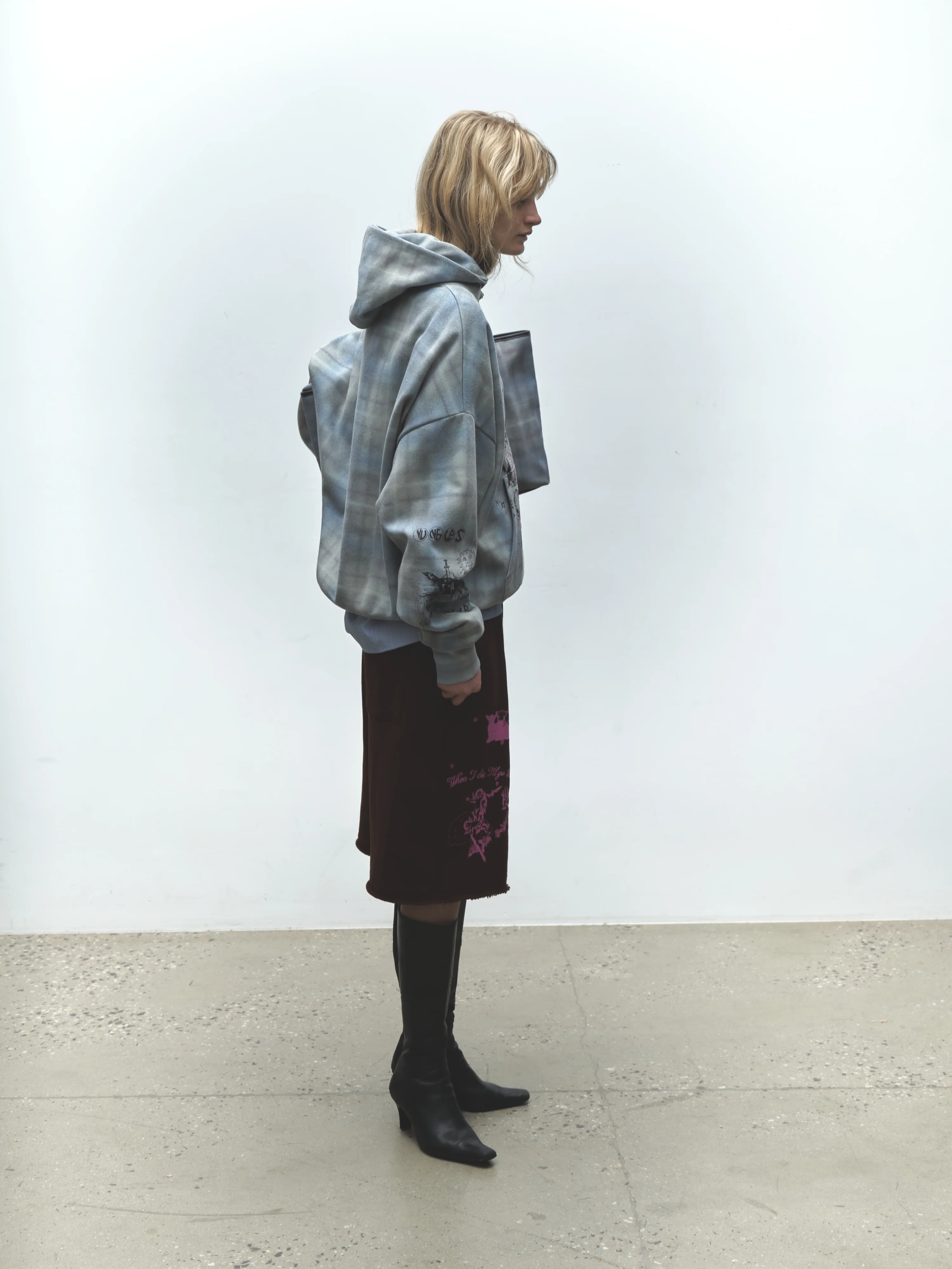 ALREADY IN HEAVEN PLAID HOODIE - Image 5