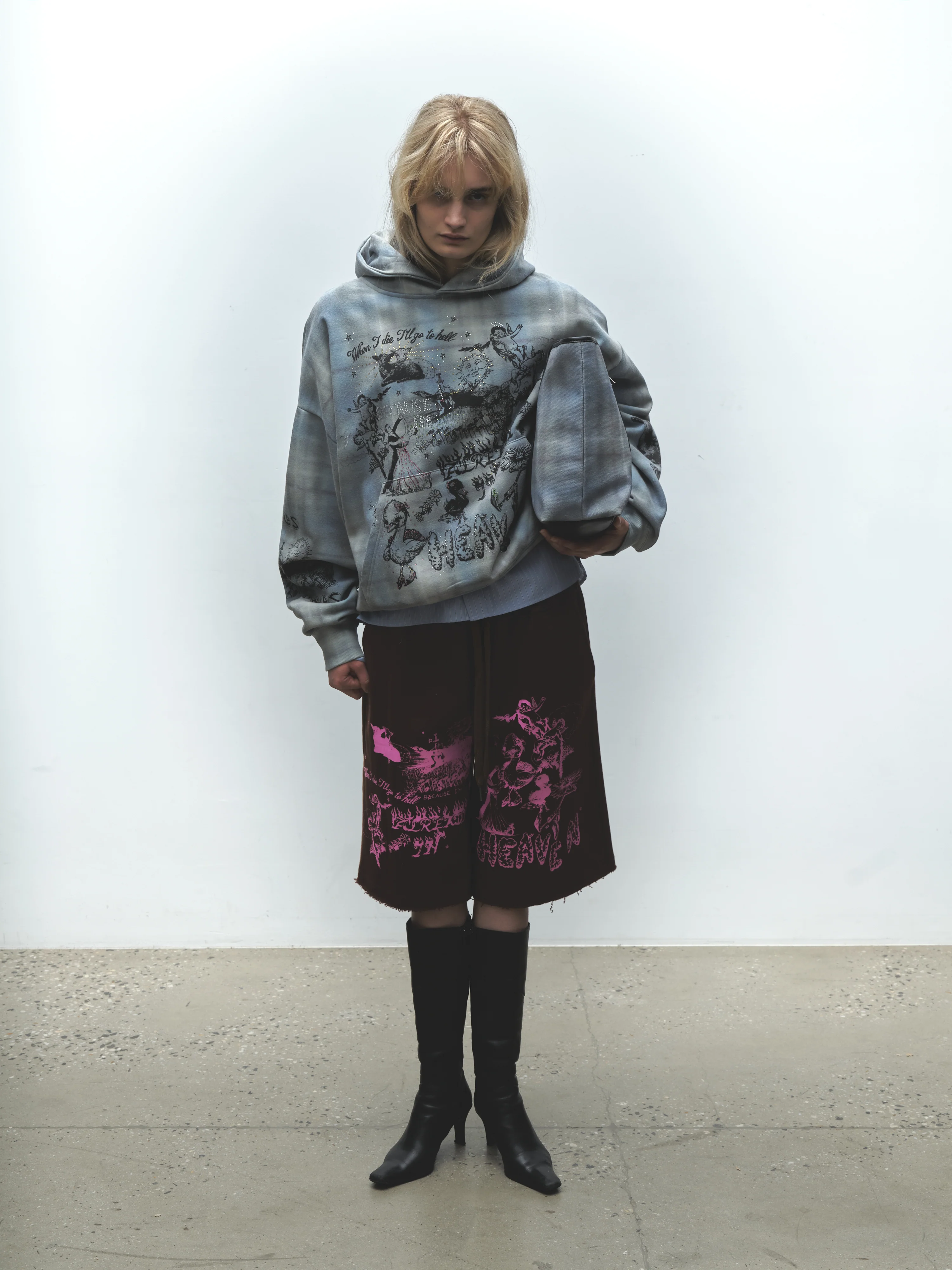 ALREADY IN HEAVEN PLAID HOODIE - Image 6