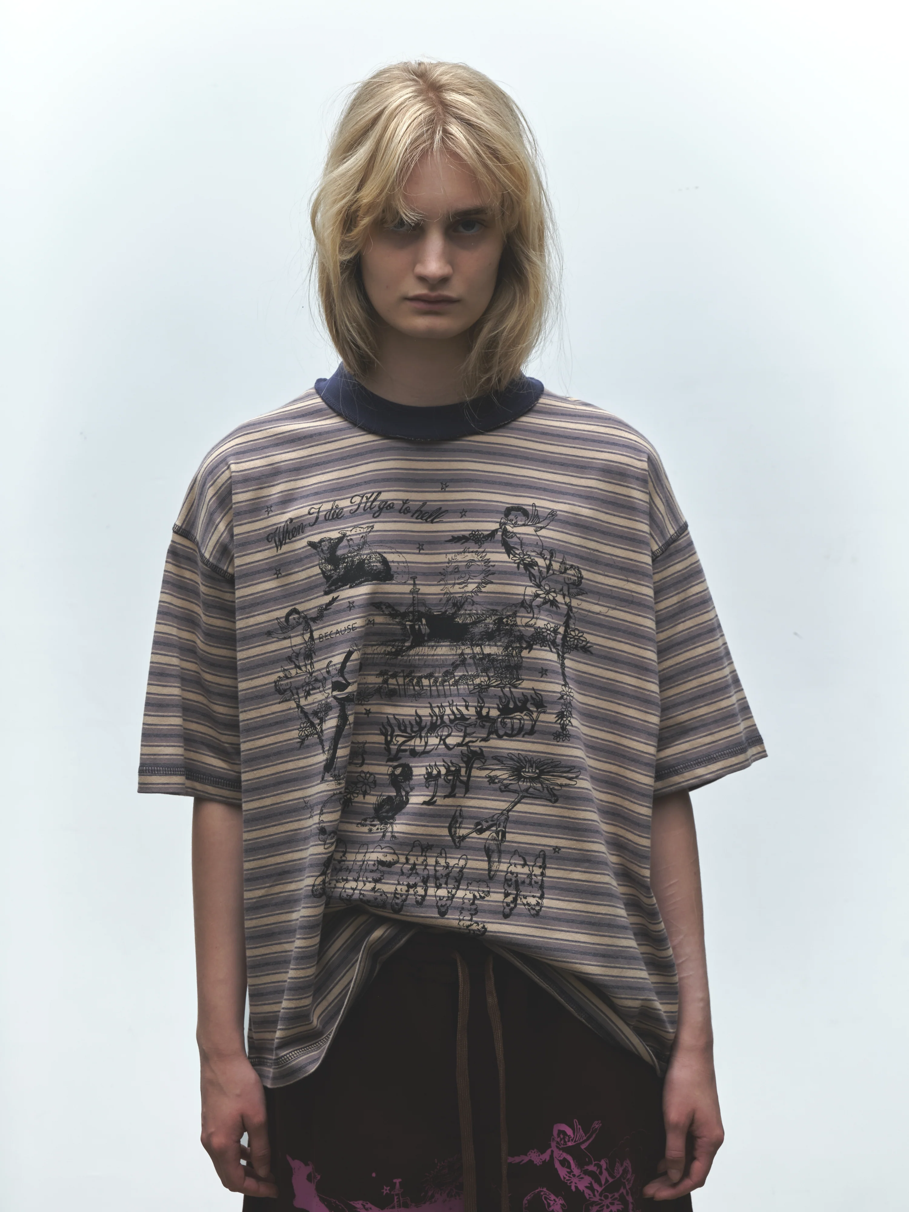 ALREADY IN HEAVEN STRIPED TEE - Image 2
