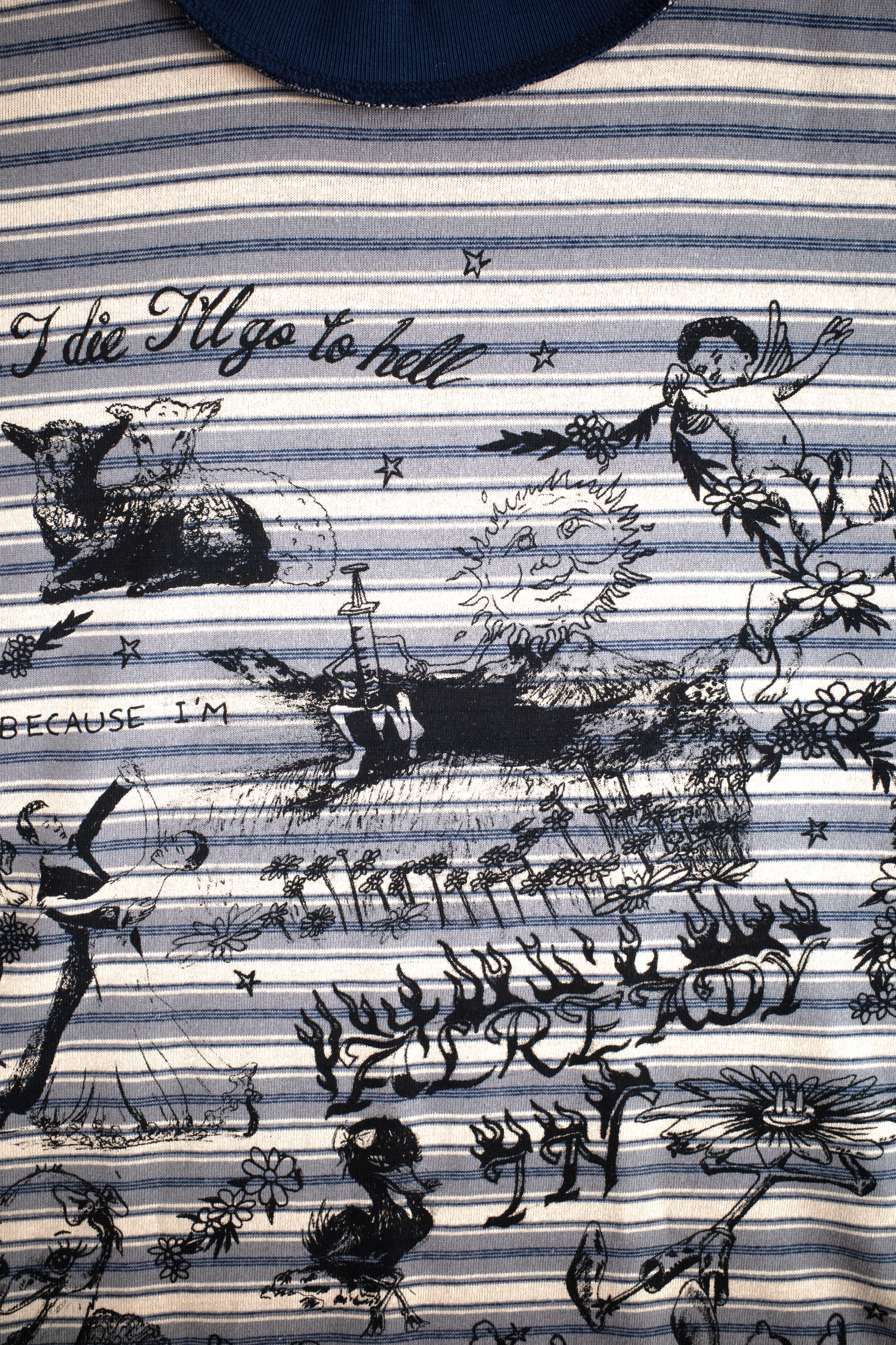 ALREADY IN HEAVEN STRIPED TEE - Image 4