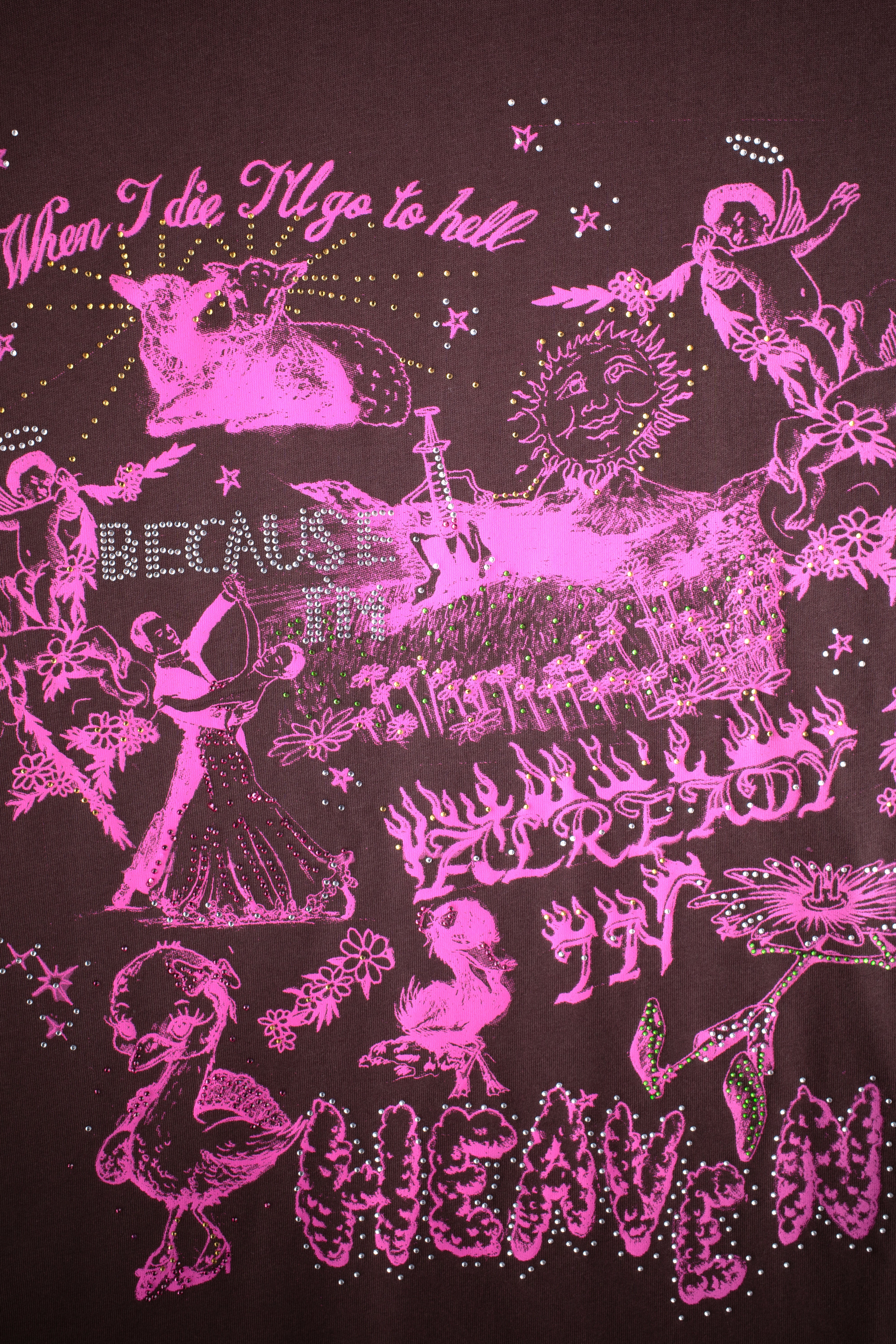 ALREADY IN HEAVEN TEE BROWN - Image 3
