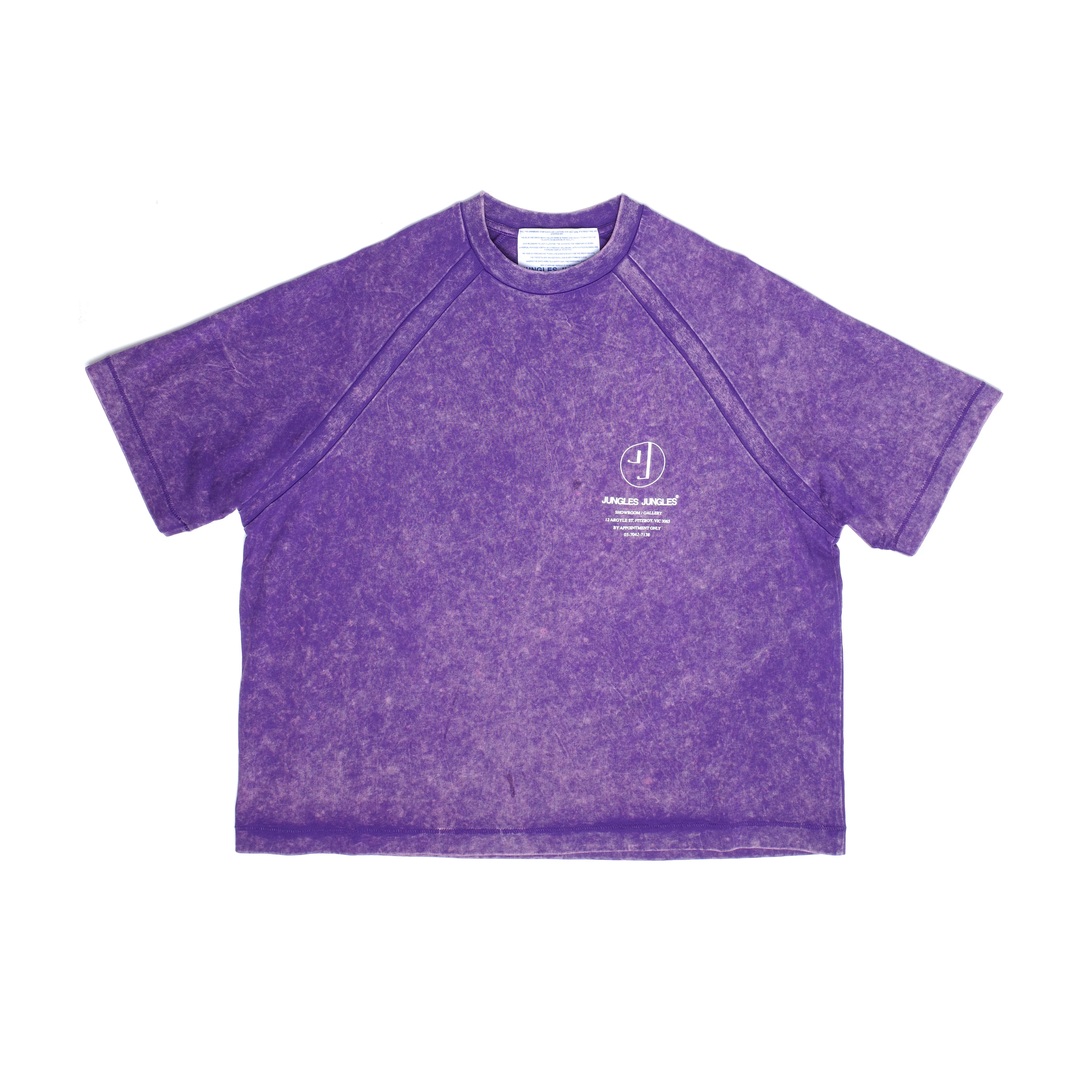 Appointment Only Mineral Wash Tee Purple