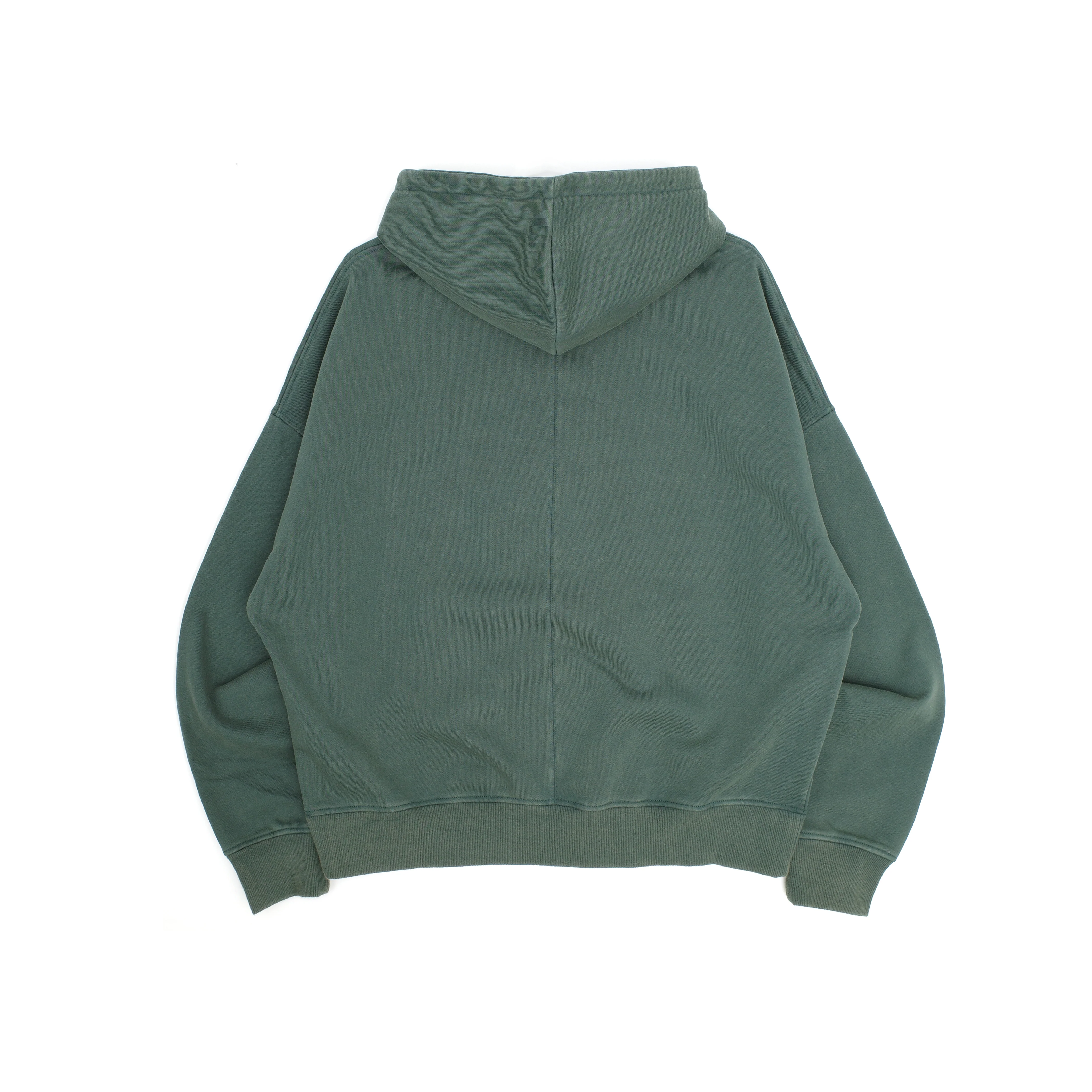Appointment Only Zip-Up Hoodie Faded Green - Image 4