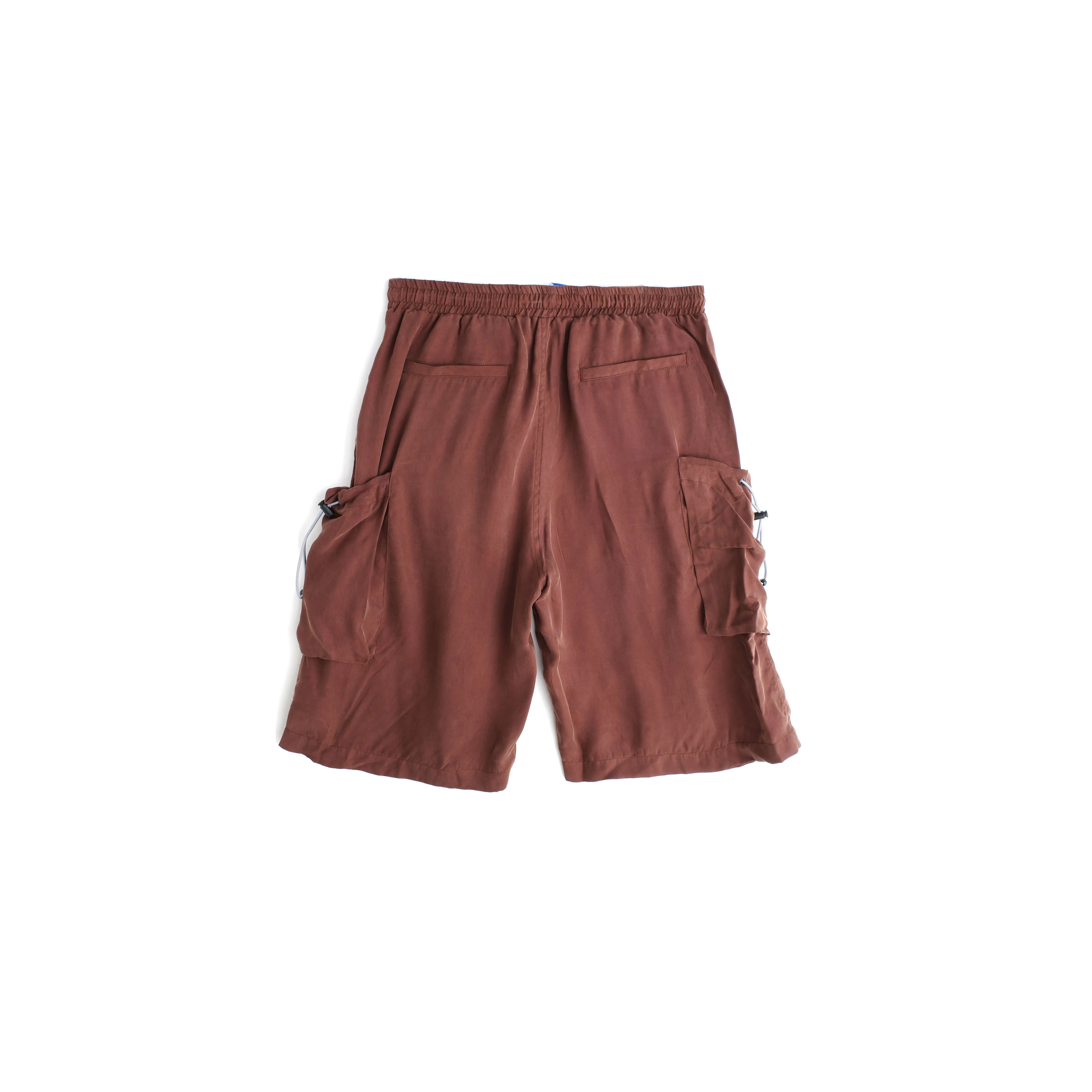 Cupro Oversized Pocket Shorts - Image 2