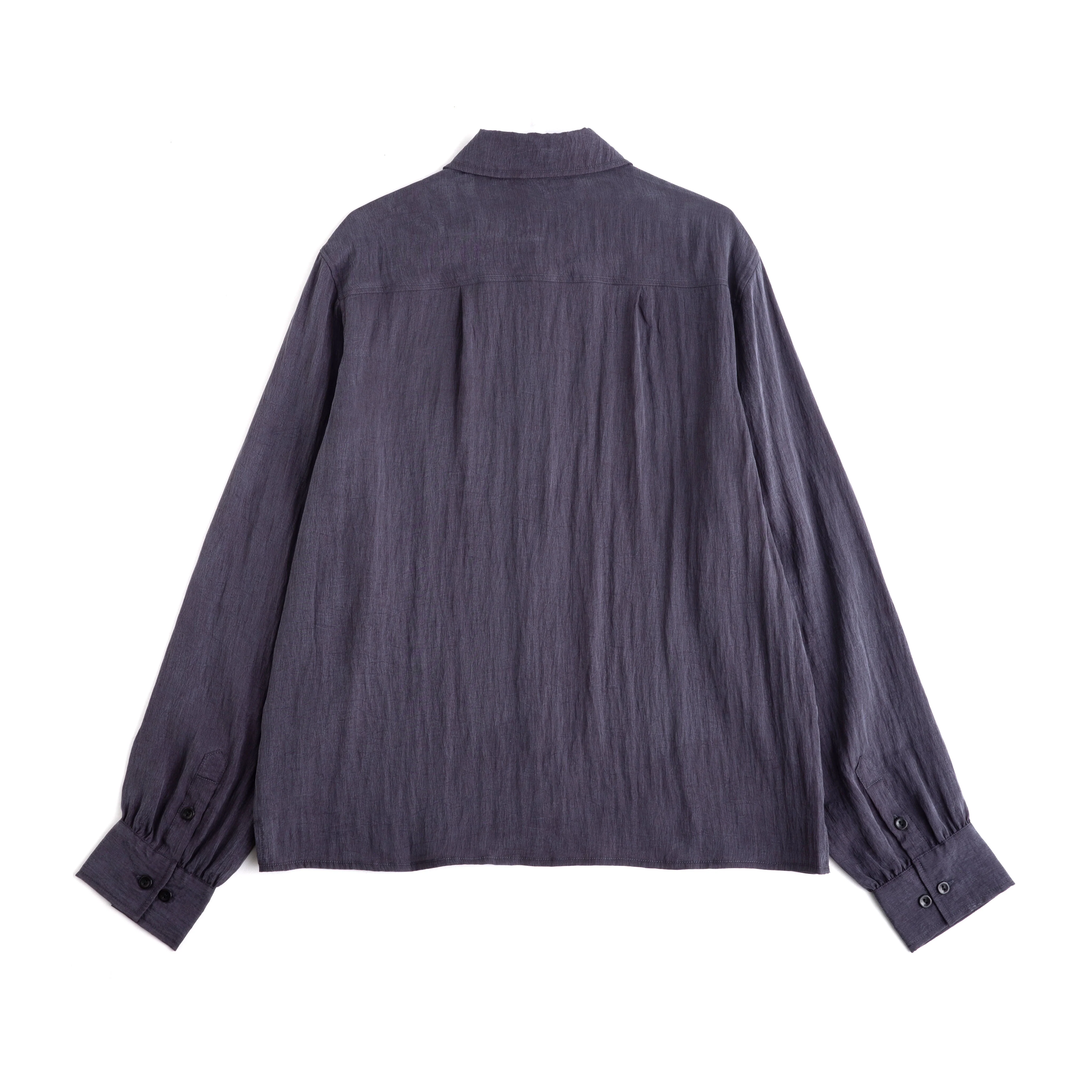 CRINKLE BUTTON UP SHIRT - Image 6