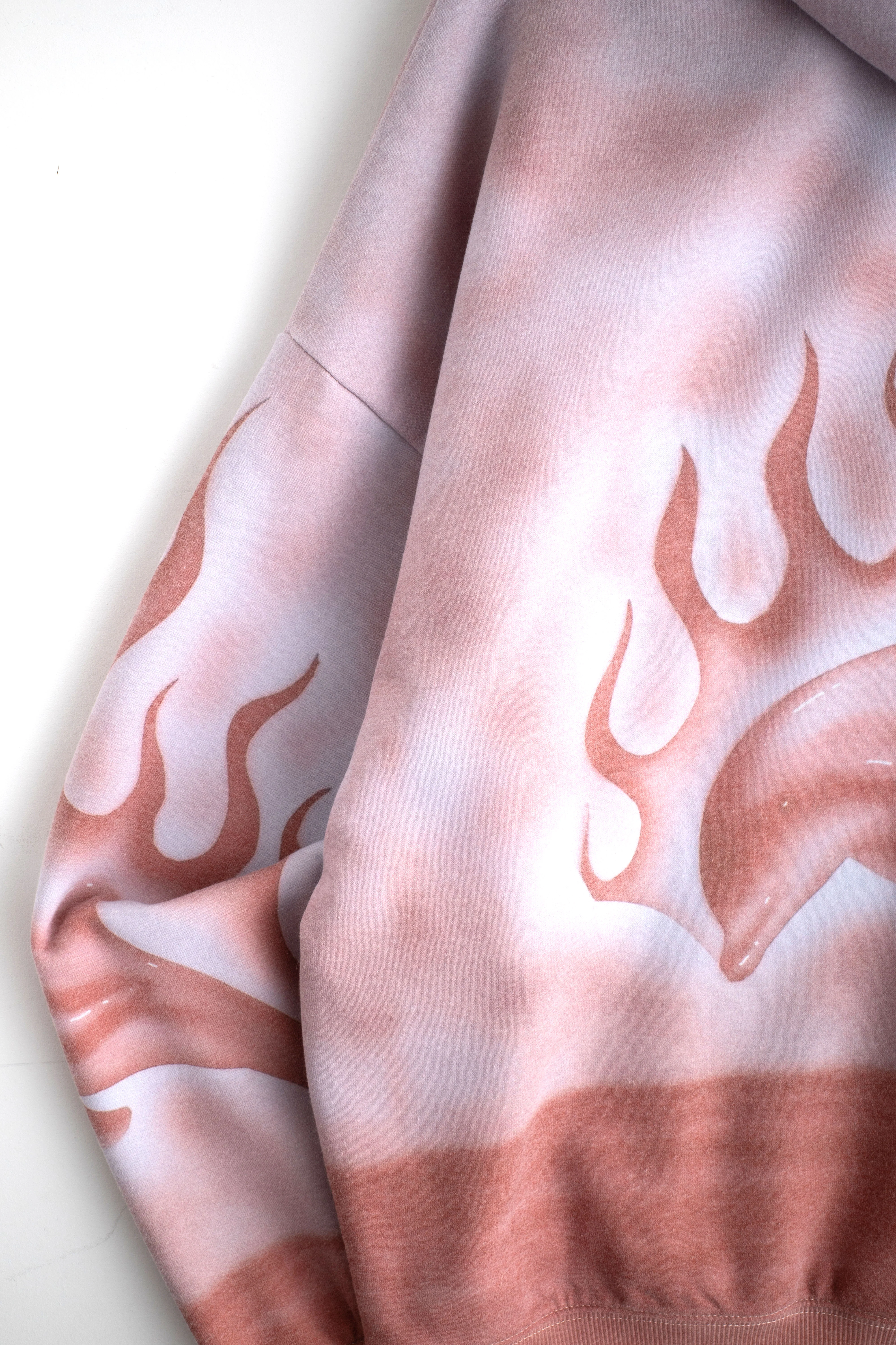 FLAMING DOLPHIN AIRBRUSH HOODIE - Image 7