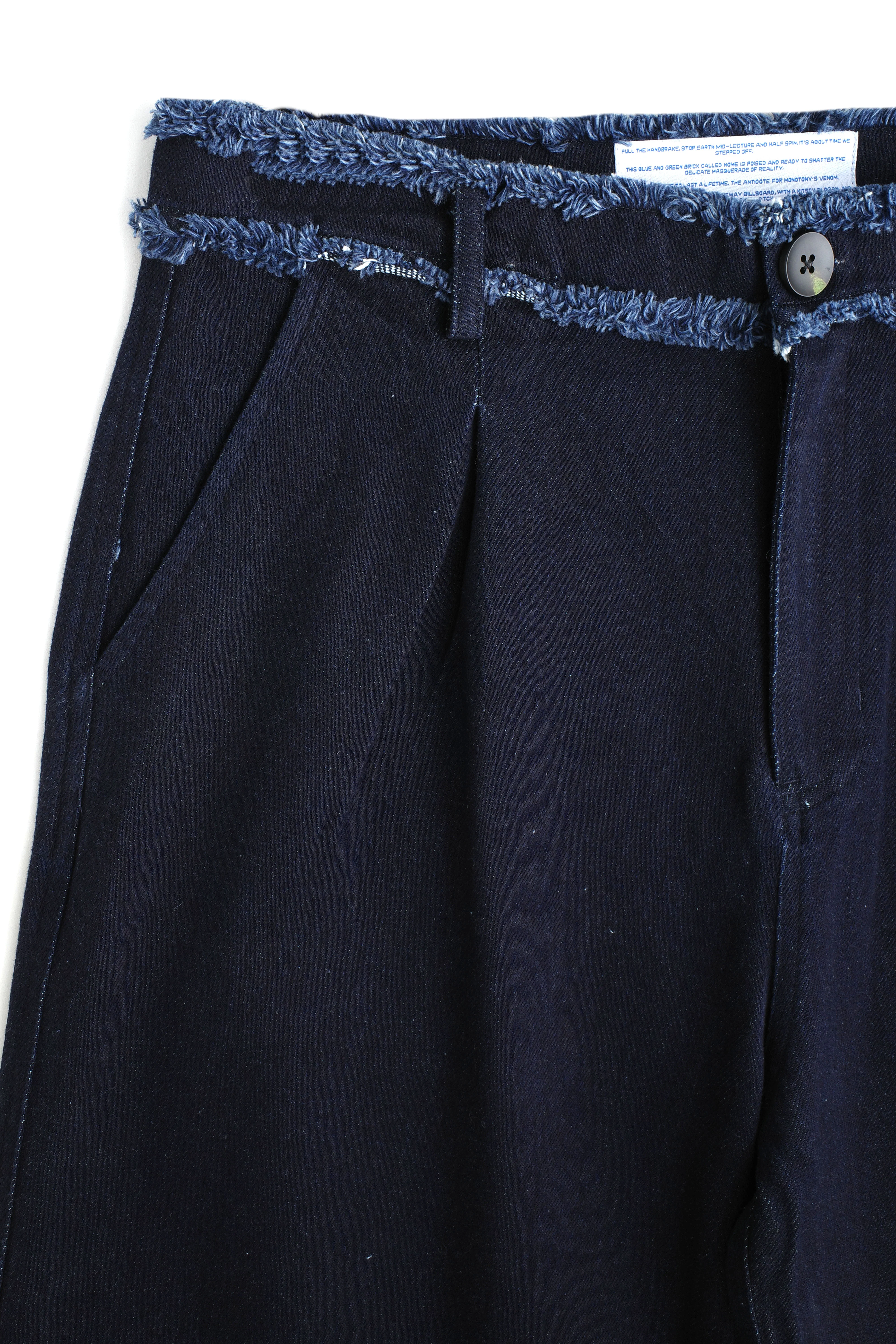 Frayed Denim Jorts - Image 5