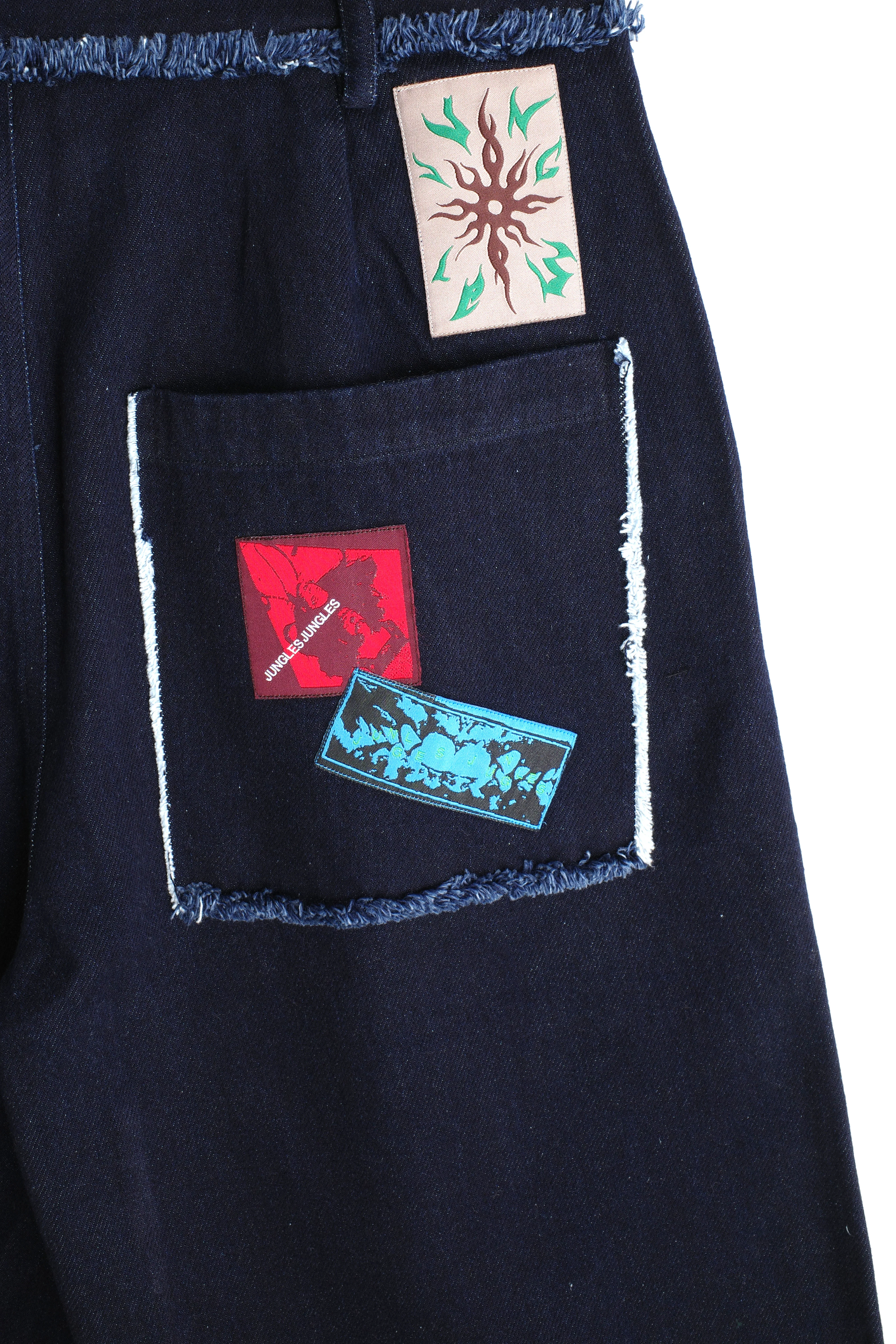 Frayed Denim Jorts - Image 6