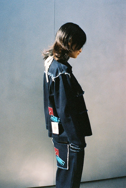 Frayed Denim Jorts - Image 7