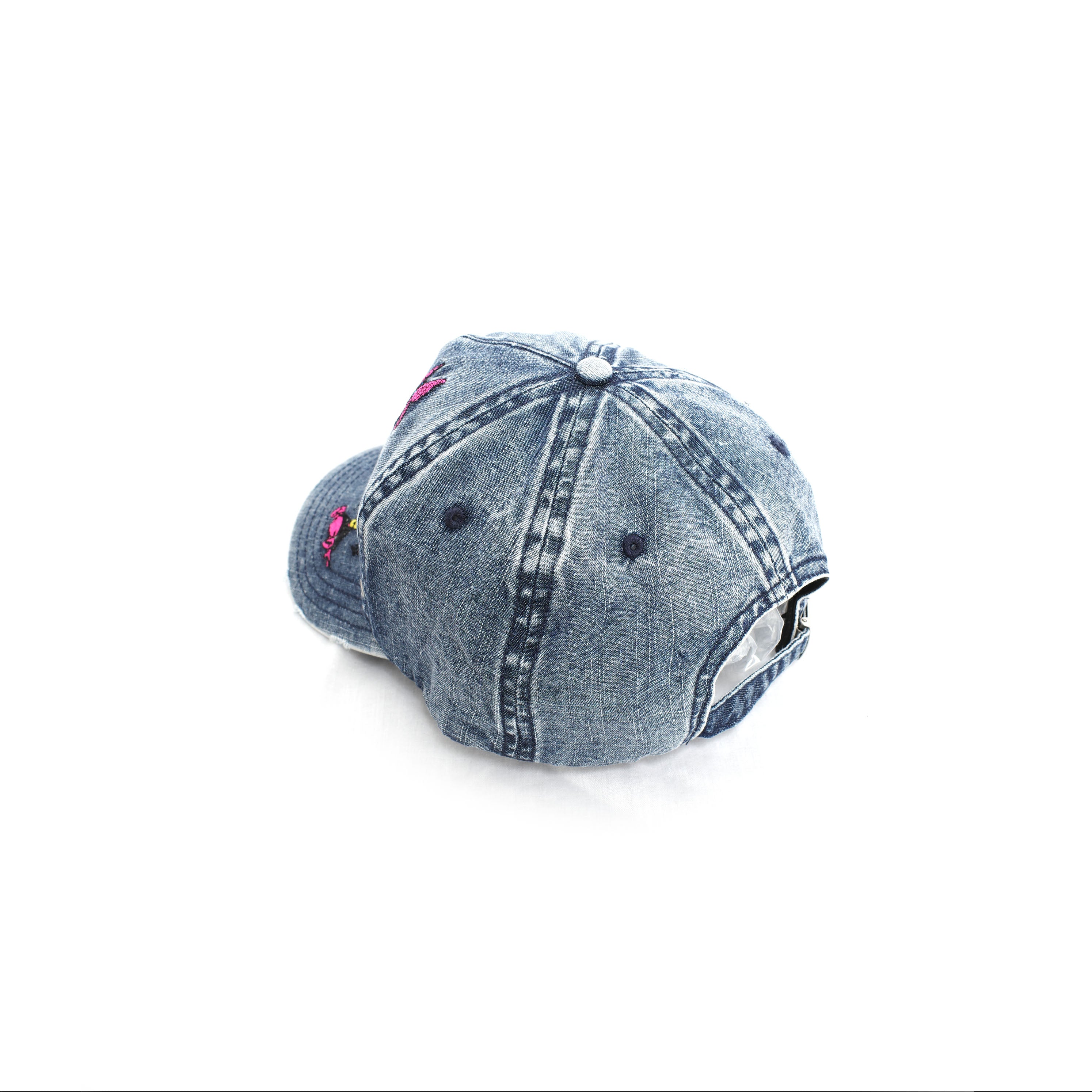 Friends Distressed Denim Cap - Image 4