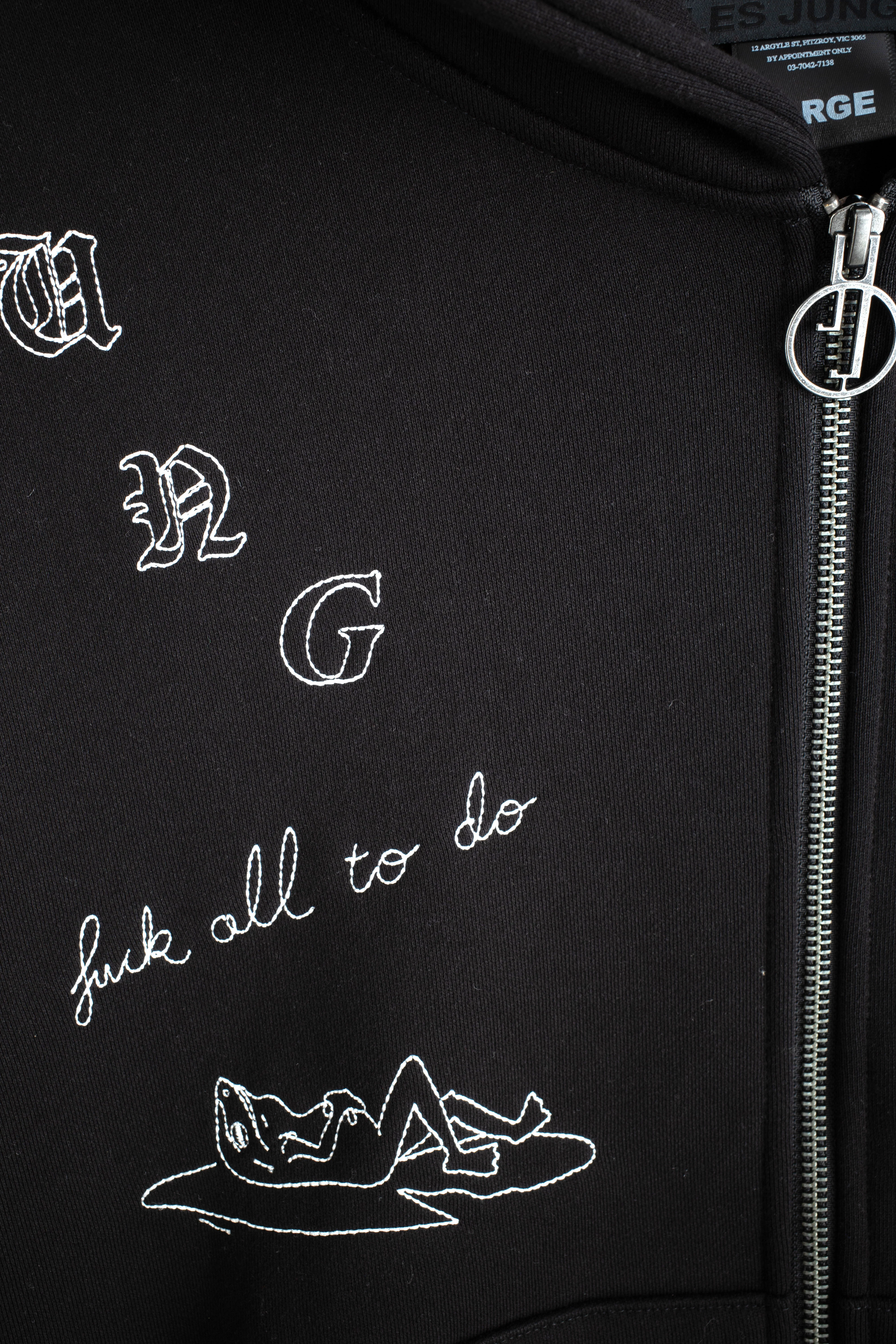 FUCK ALL ZIP HOODIE - Image 4