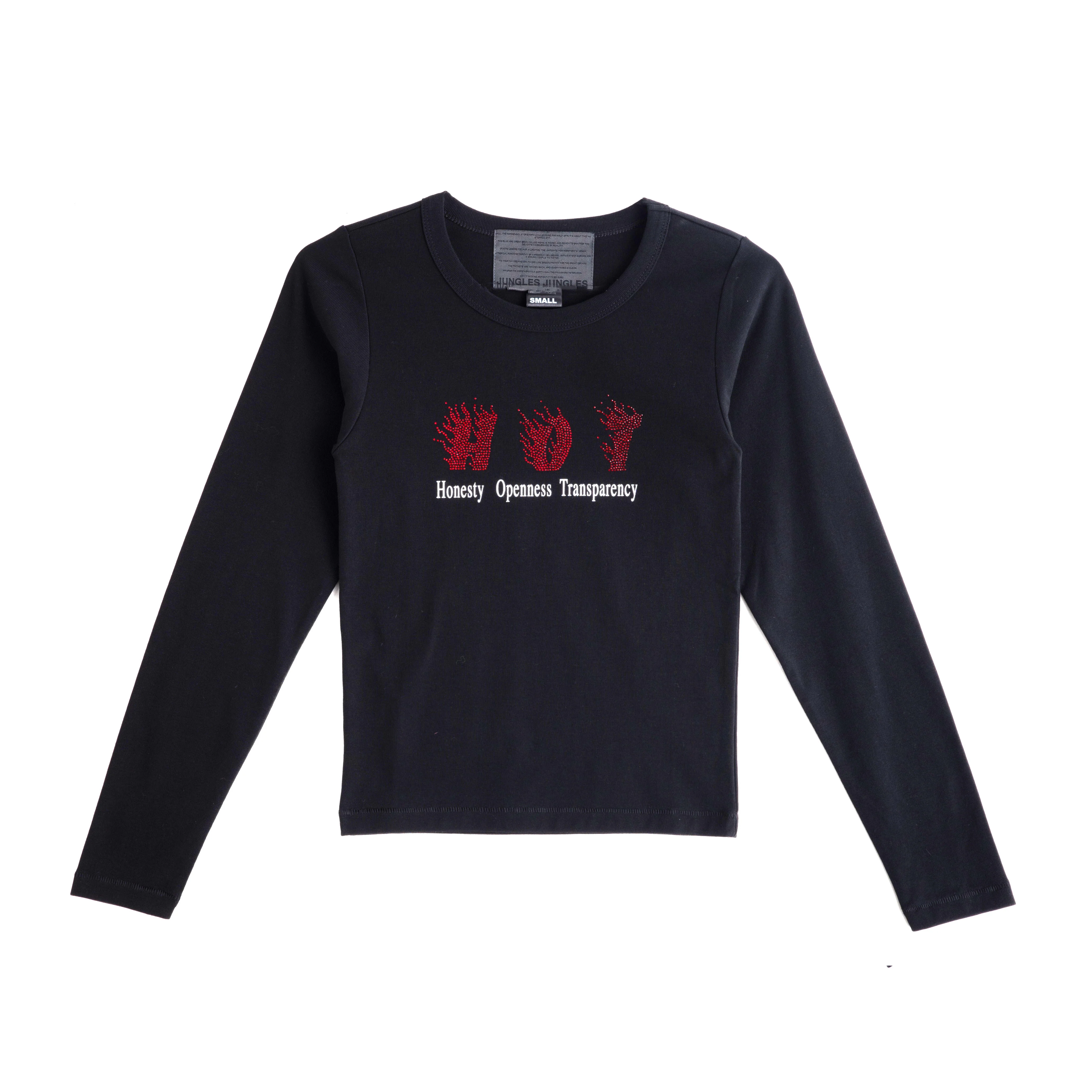 HOT FITTED LONG SLEEVE TEE