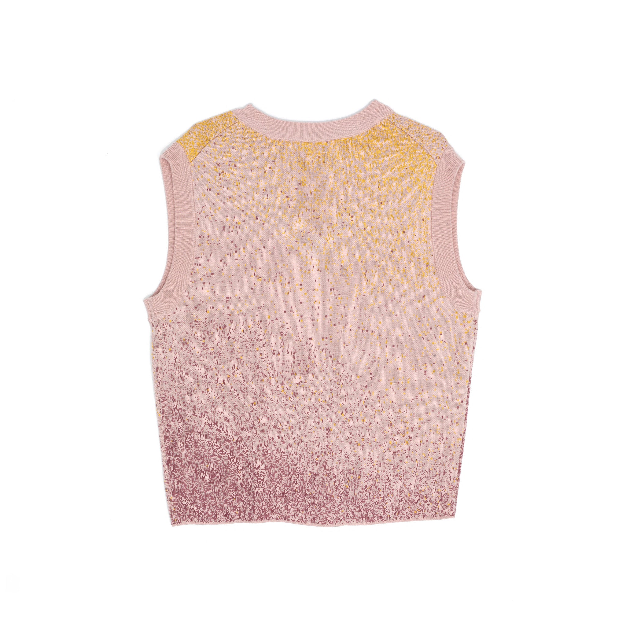 Knitted Gradient Vest - Image 3
