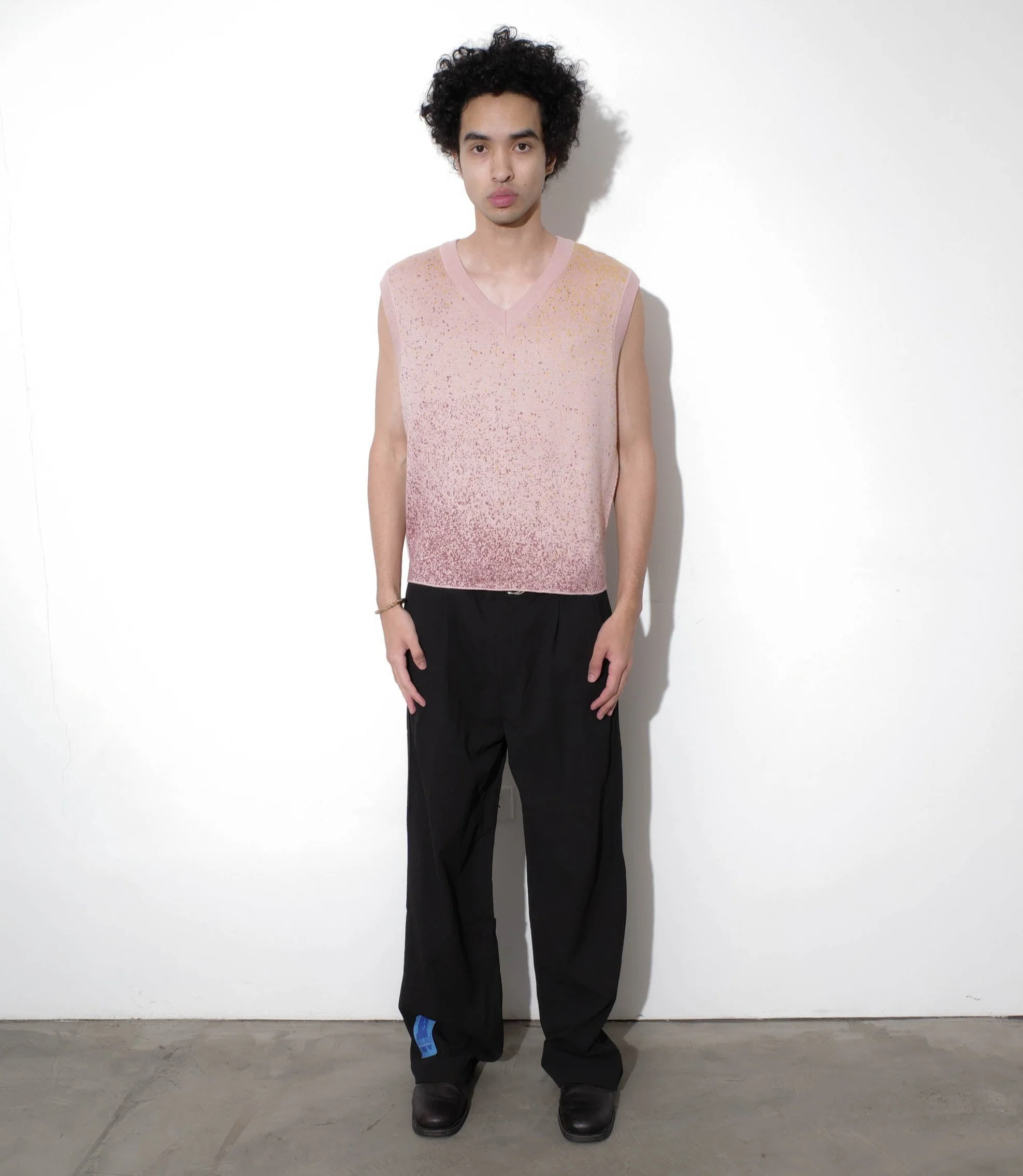 Knitted Gradient Vest - Image 4