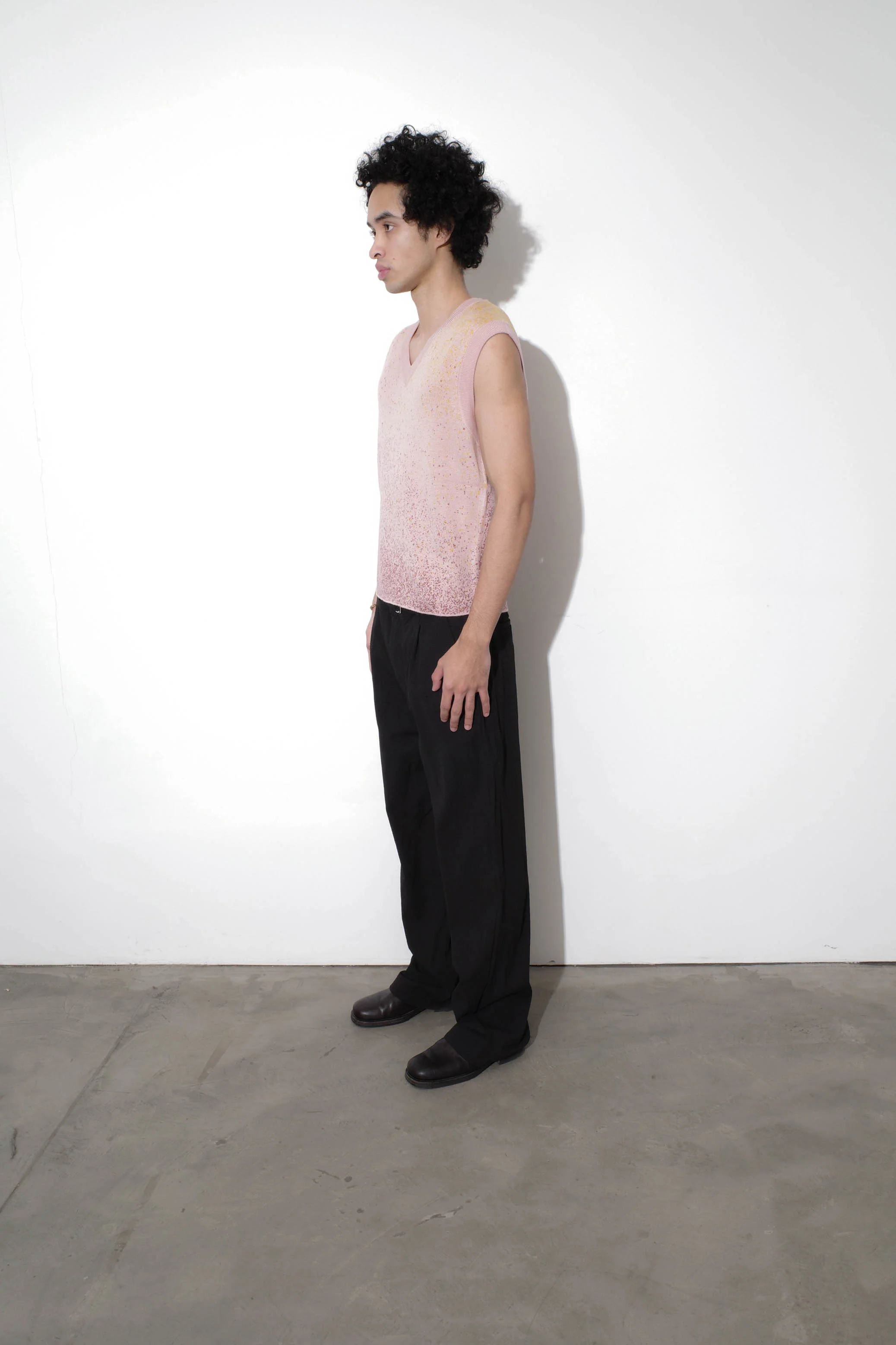 Knitted Gradient Vest - Image 6