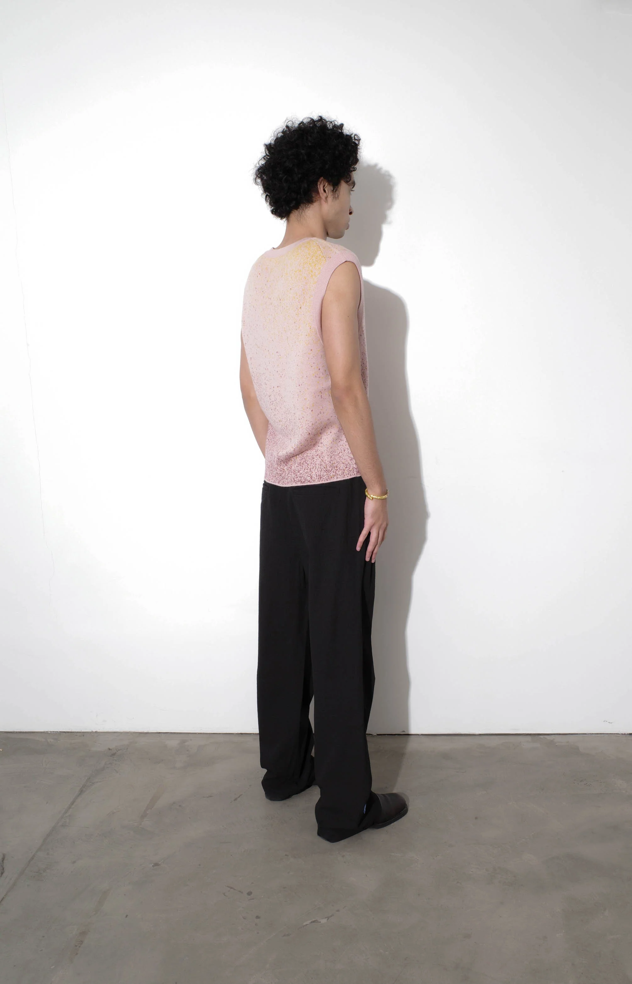 Knitted Gradient Vest - Image 7