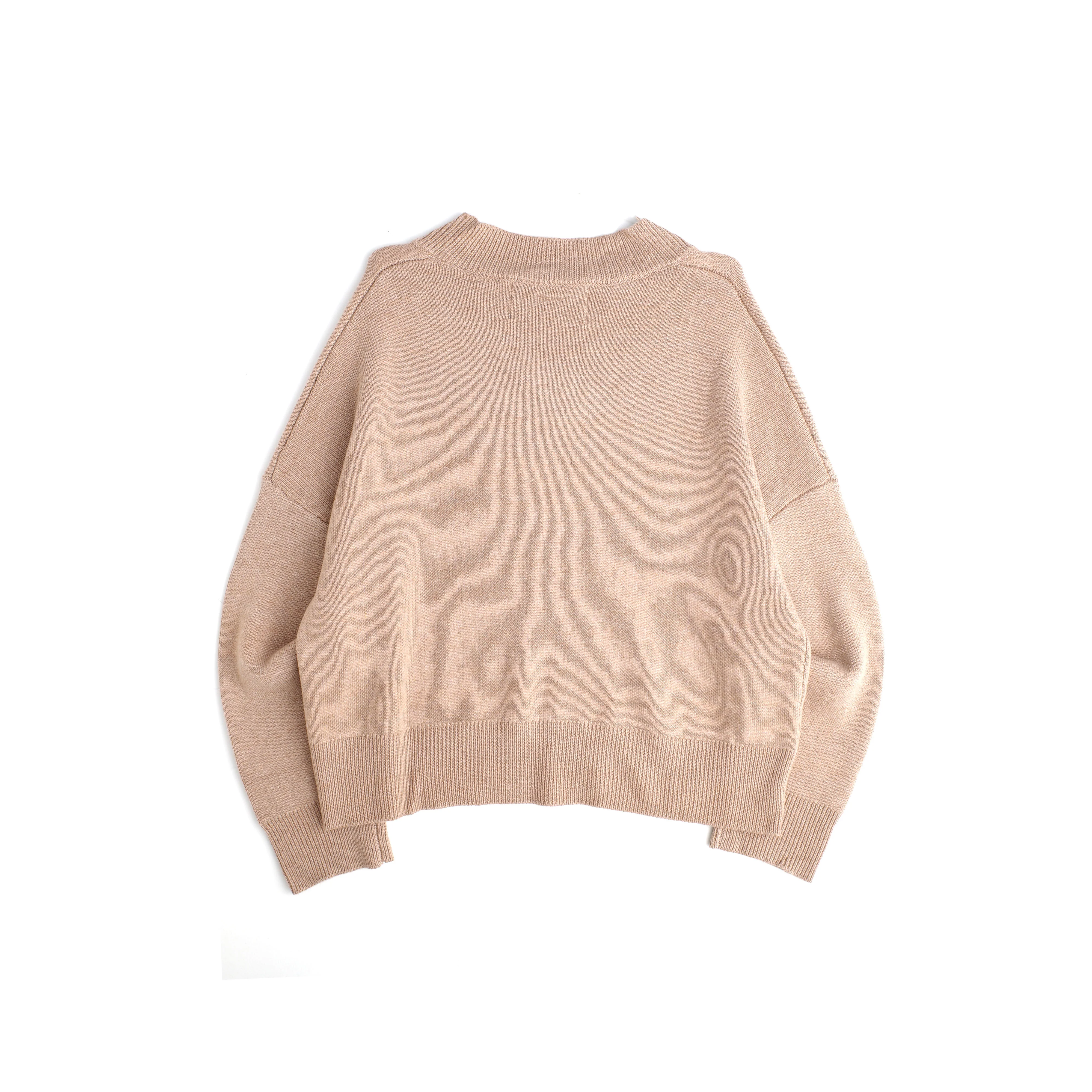 Logo V-Neck Knit Sweater - Image 3