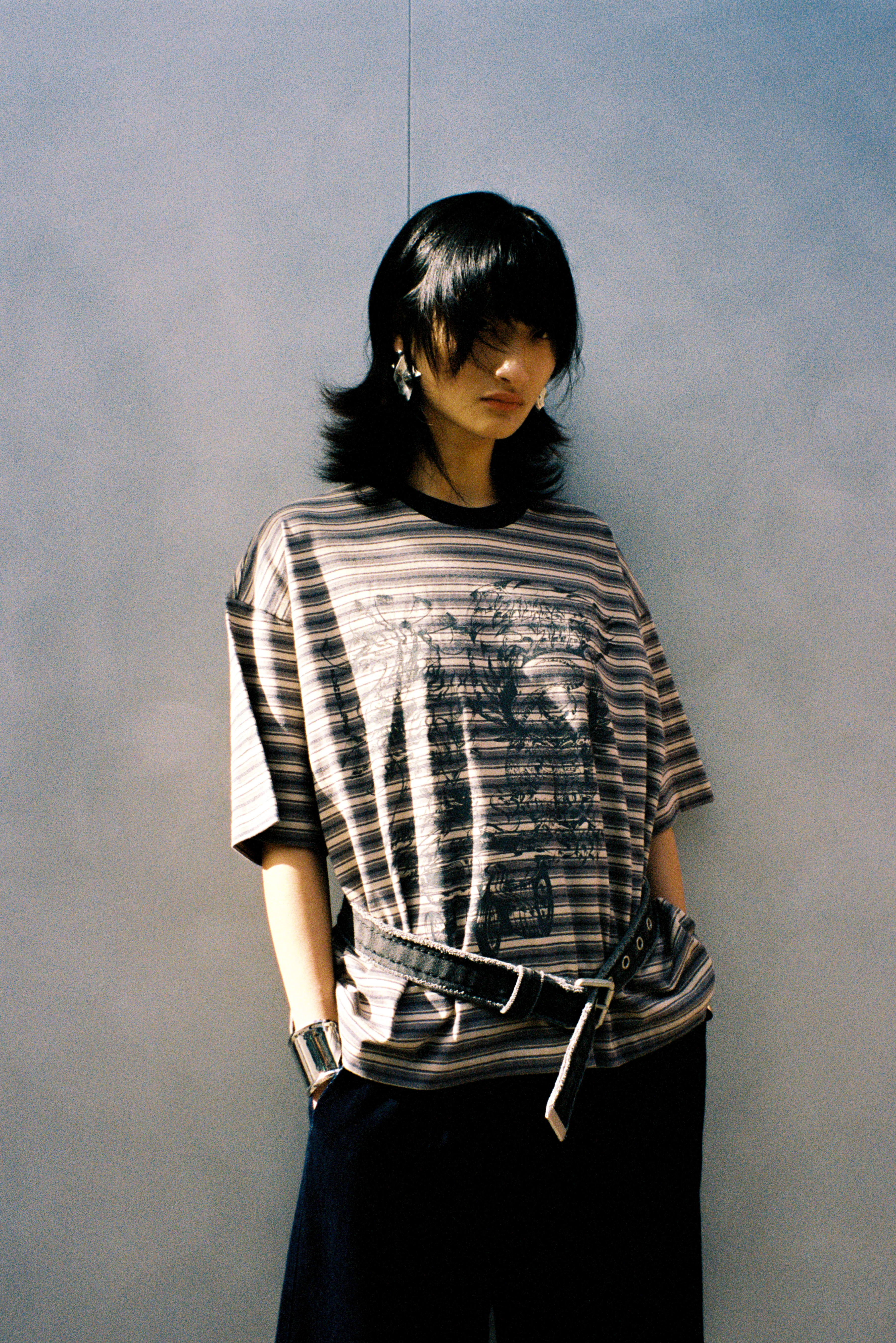 LOUD NOISES STRIPE TEE - Image 2