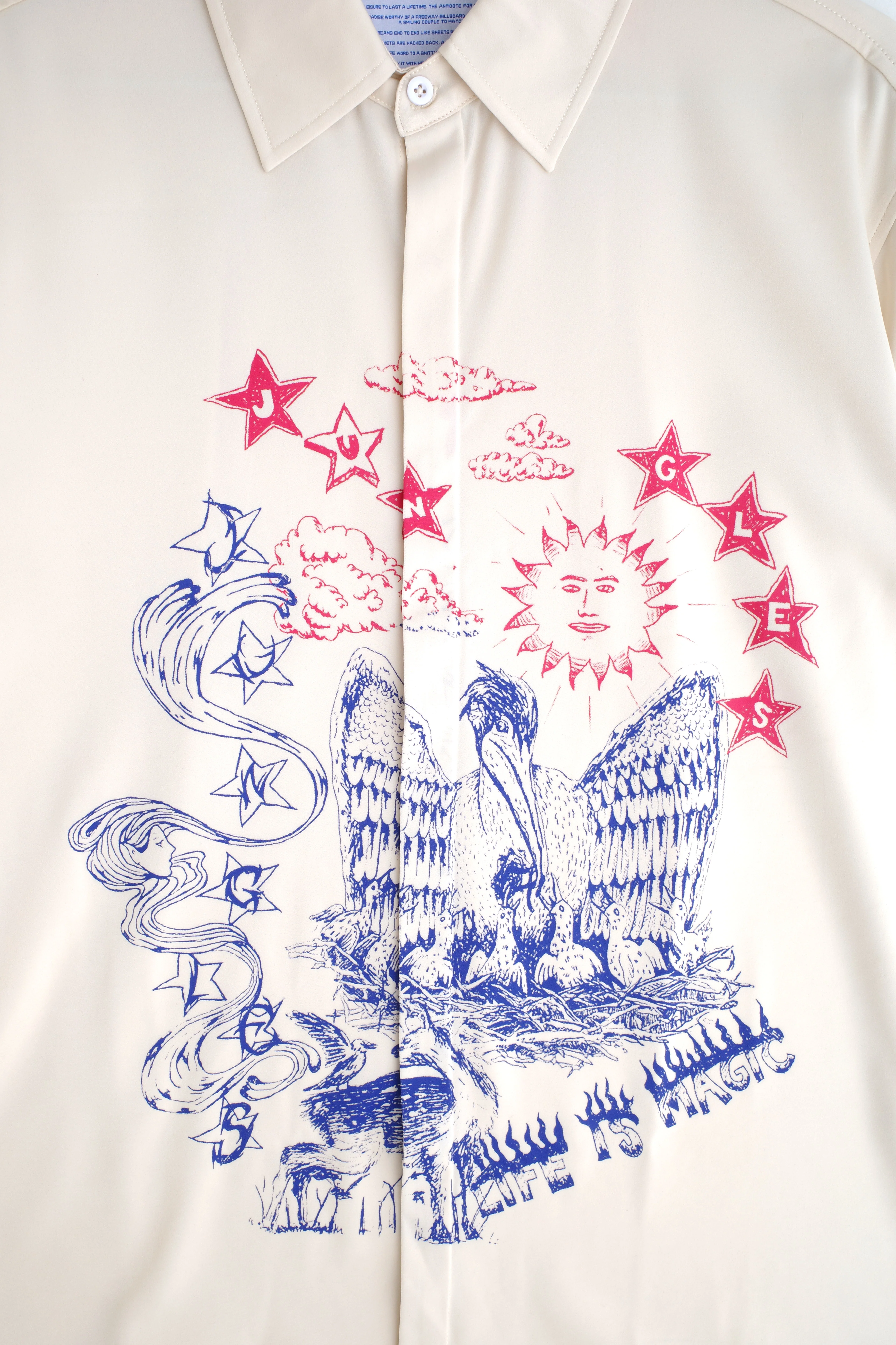 Scribbles Satin Shirt - Image 3