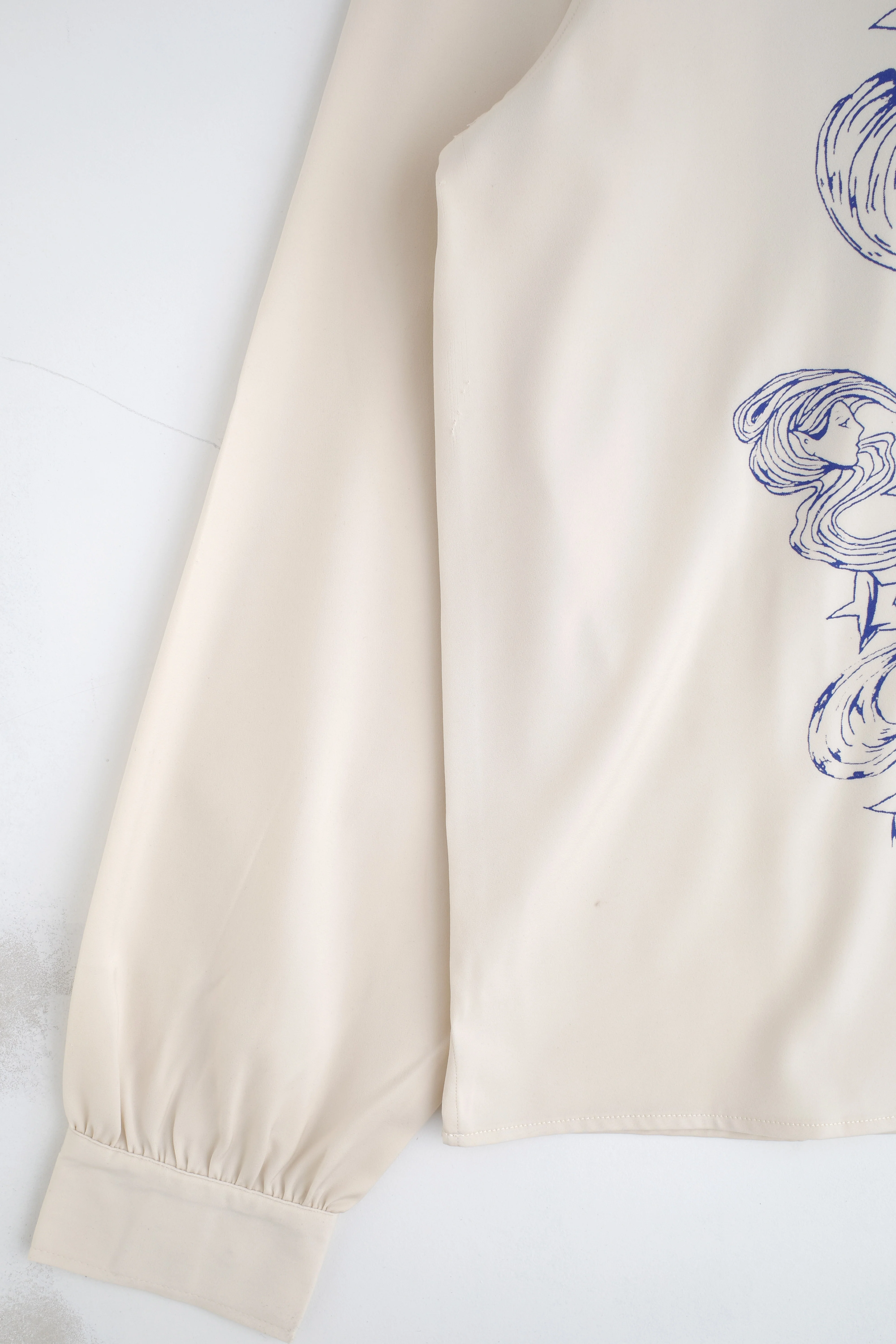 Scribbles Satin Shirt - Image 4