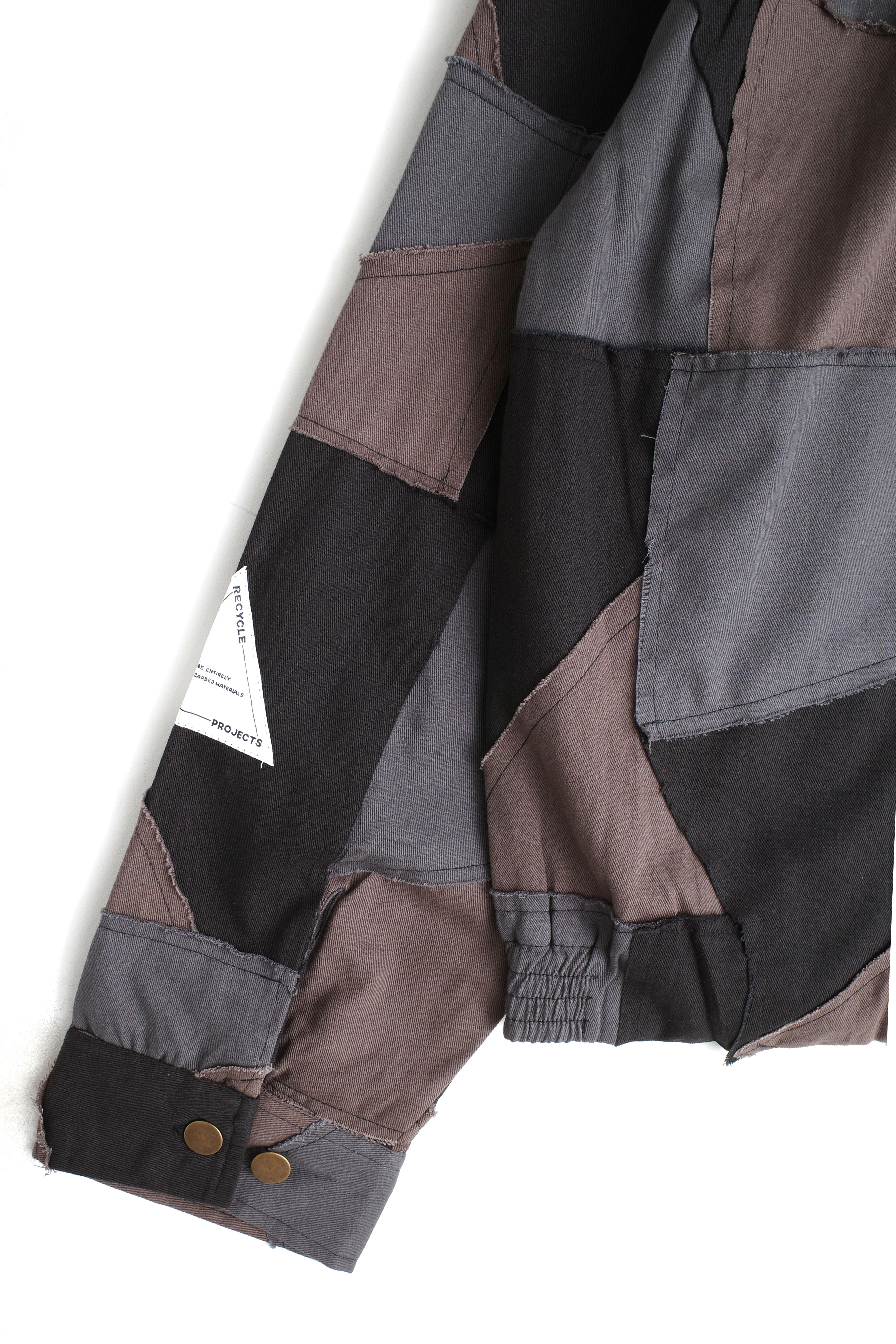Offcuts Recycled Jacket Black - Image 3