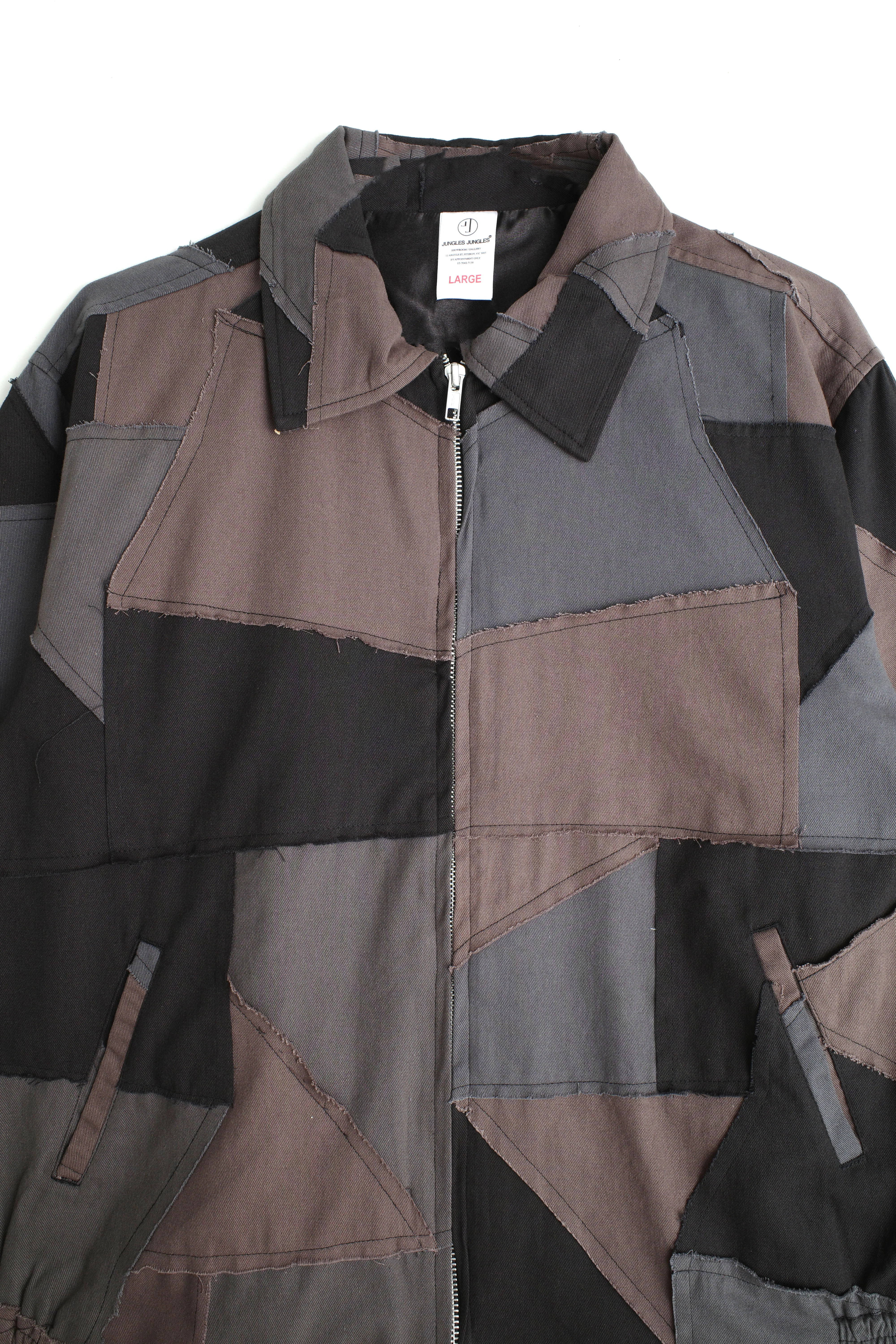 Offcuts Recycled Jacket Black - Image 5