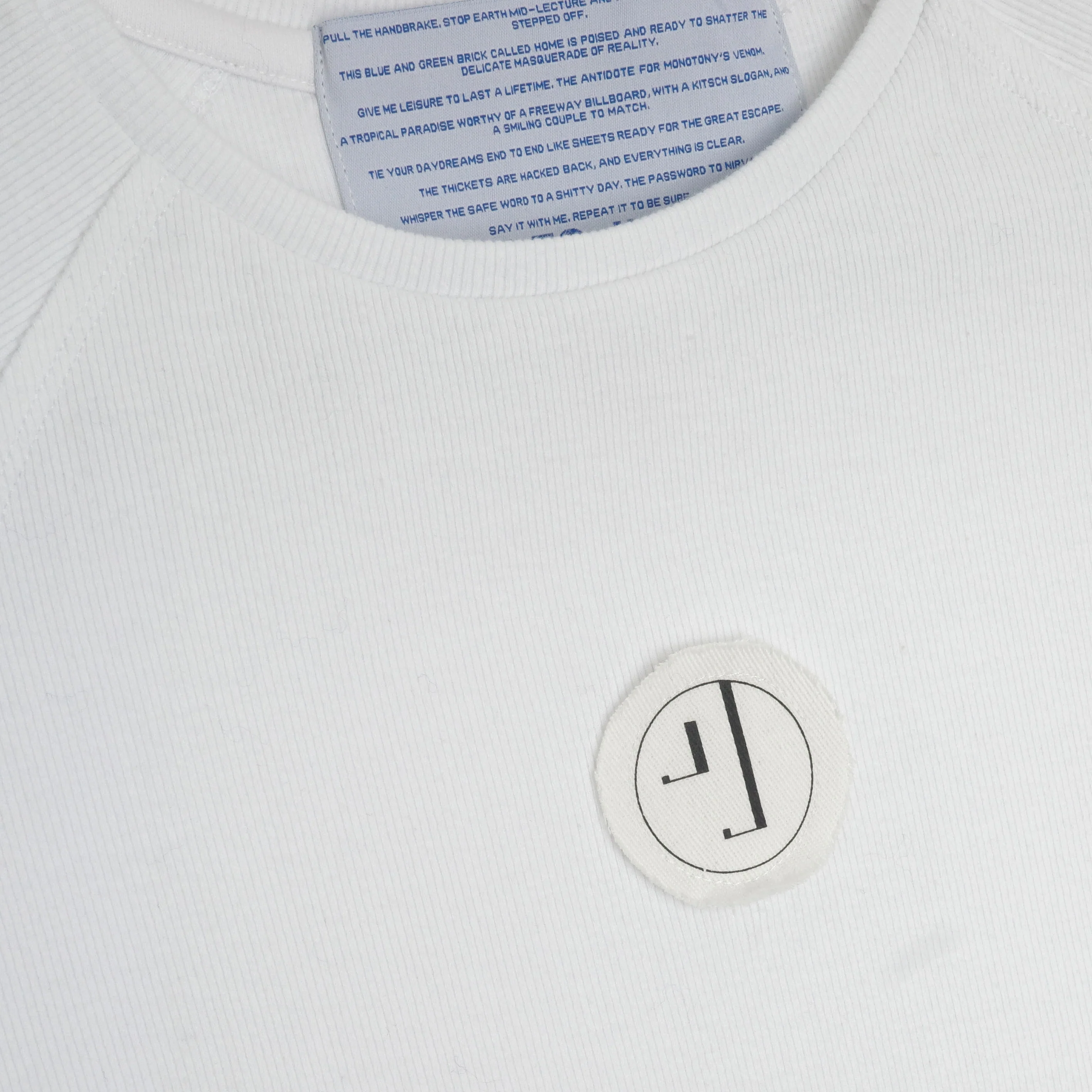 Patch Logo Fitted Raglan Tee - Image 5