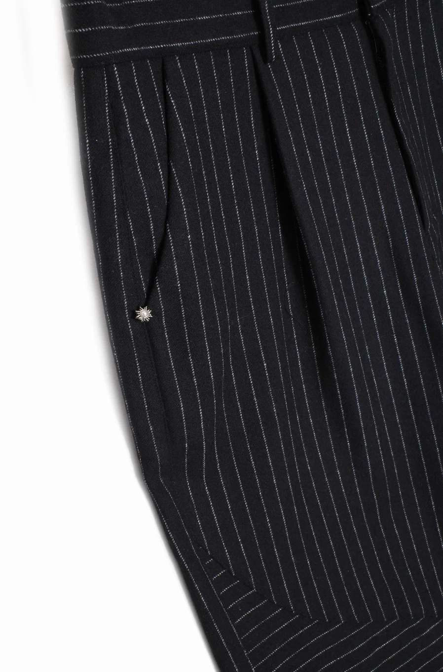 Pinstripe Wool Pant - Image 4