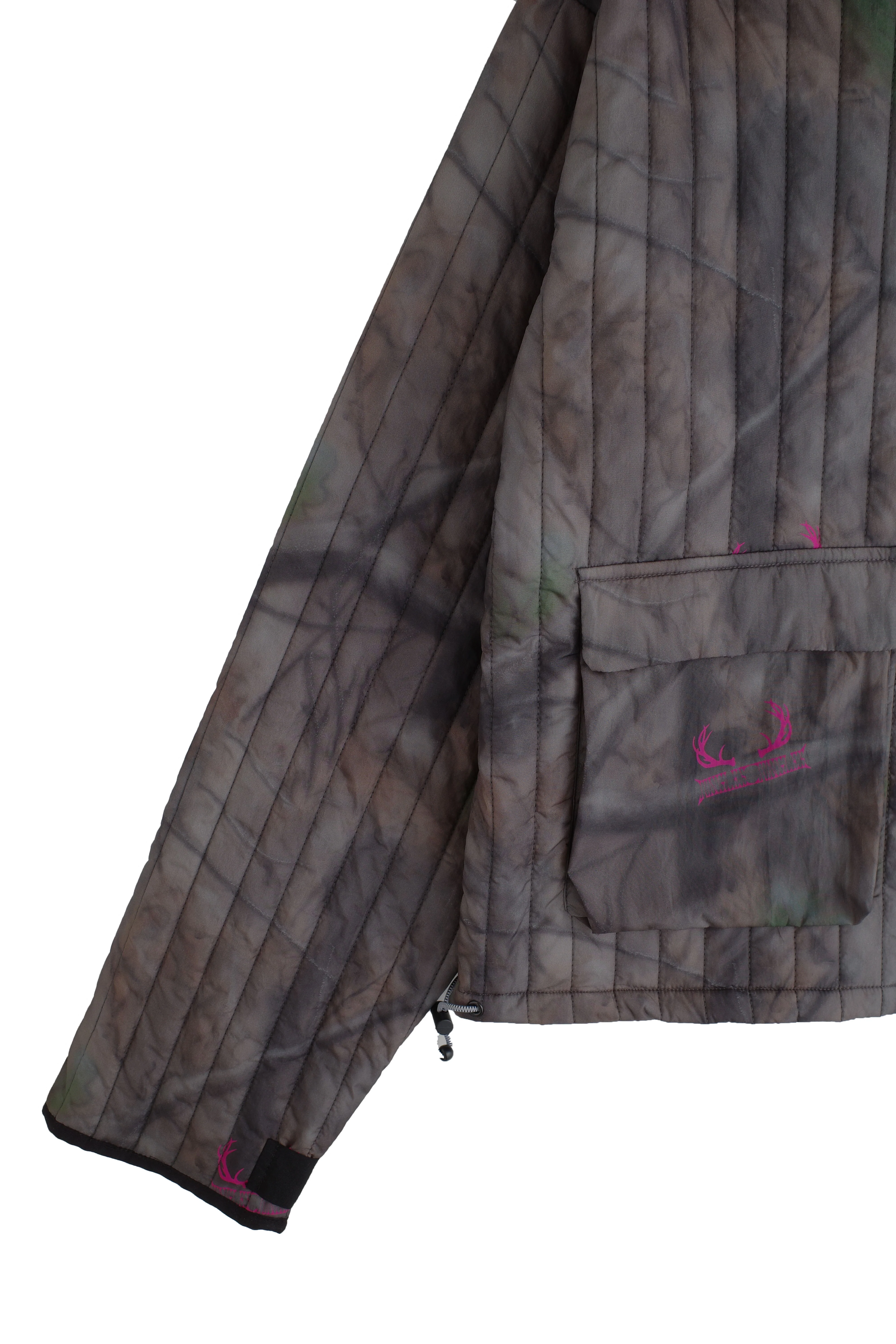 Airbrushed Tree Camo Quilted Jacket - Image 3