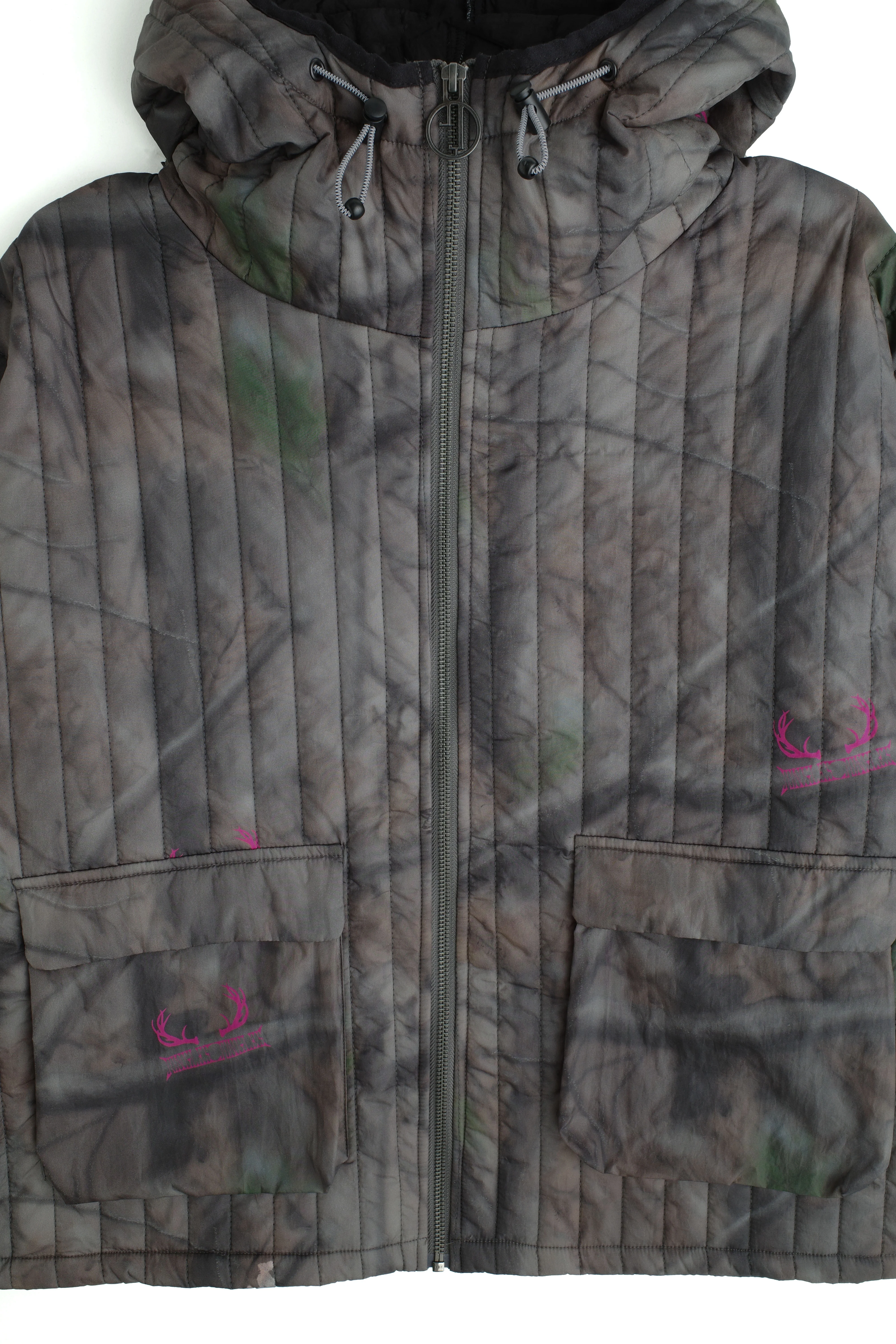 Airbrushed Tree Camo Quilted Jacket - Image 5