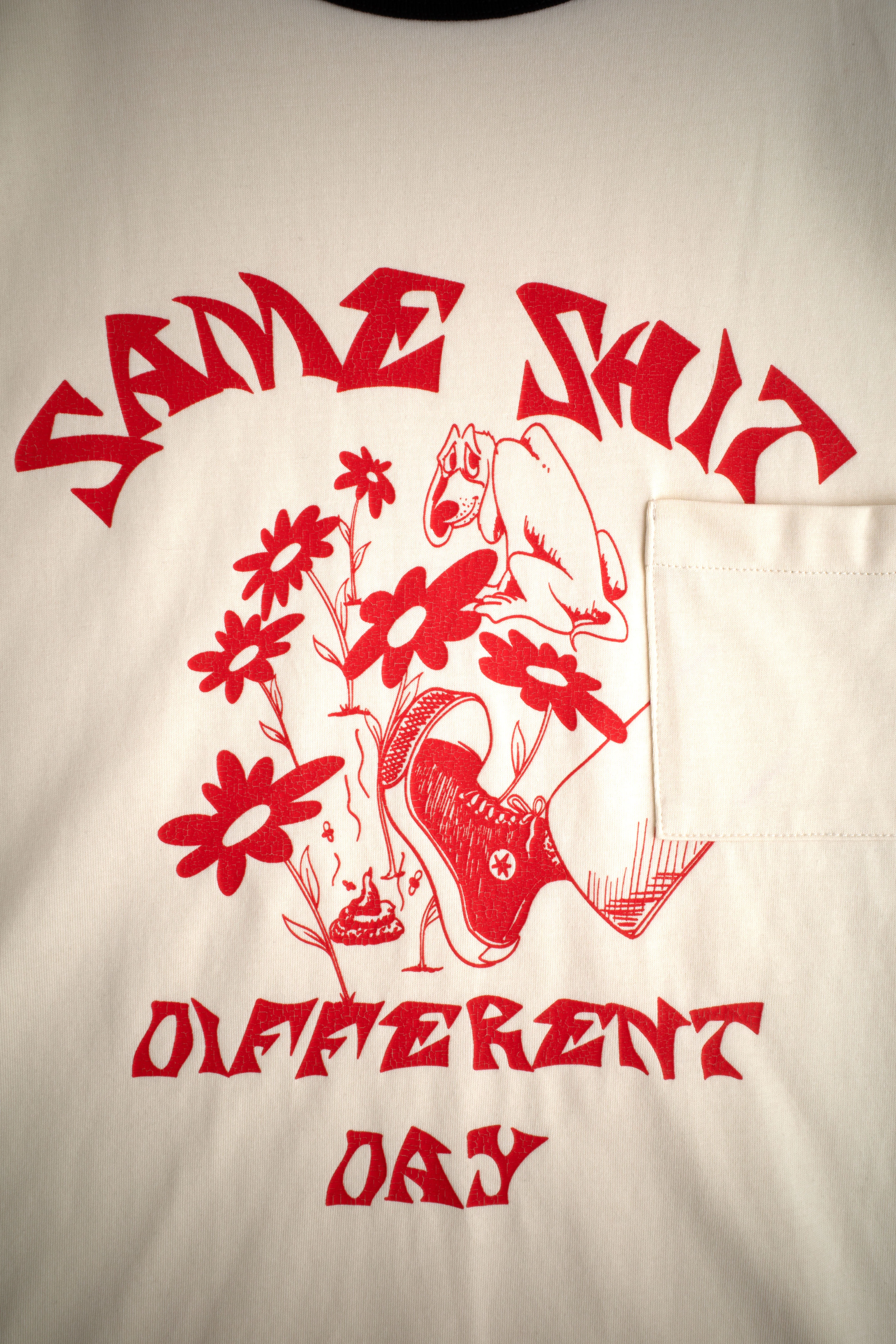 SAME SHIT RINGER TEE - Image 4