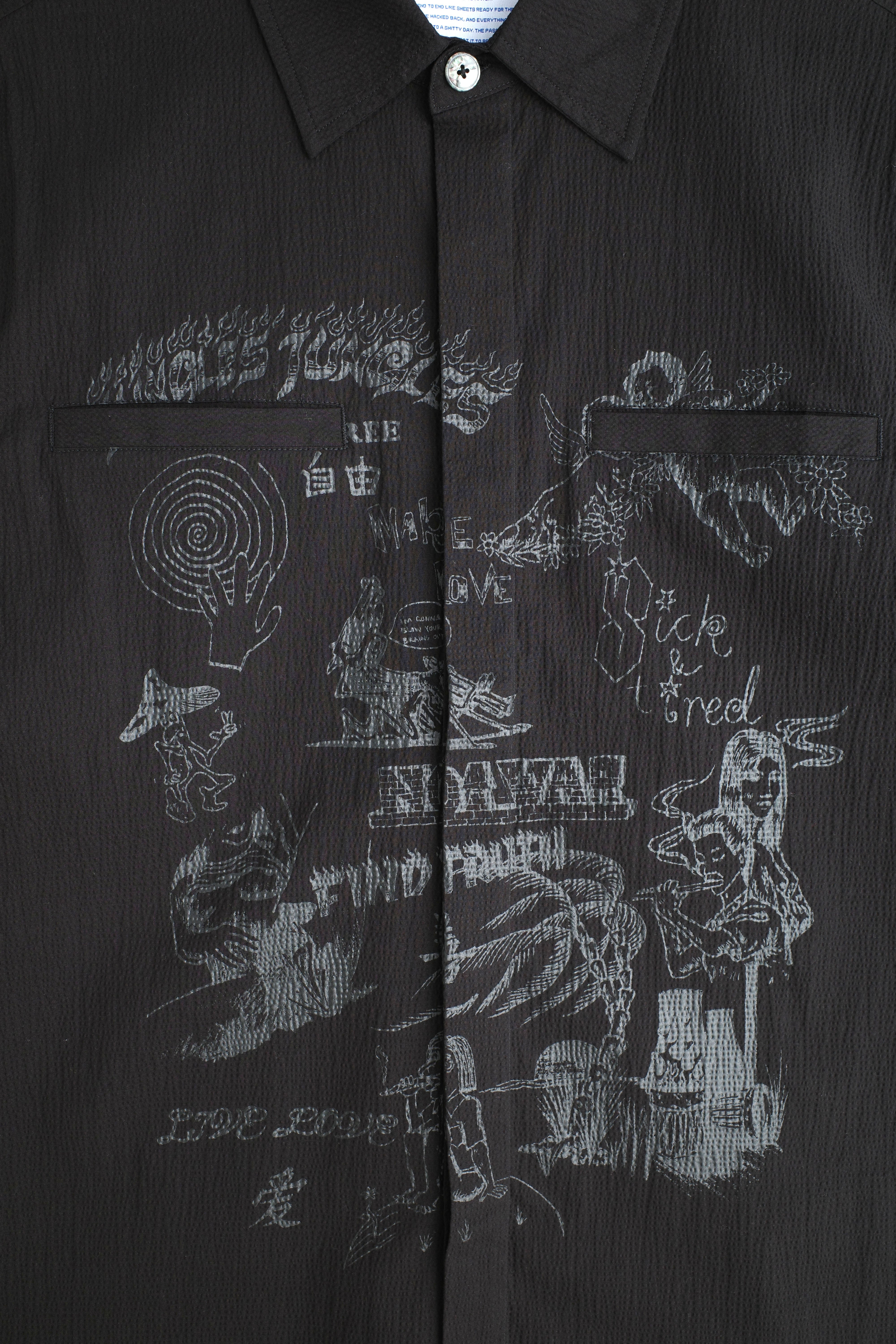 Scribbles Button Up Shirt - Image 3
