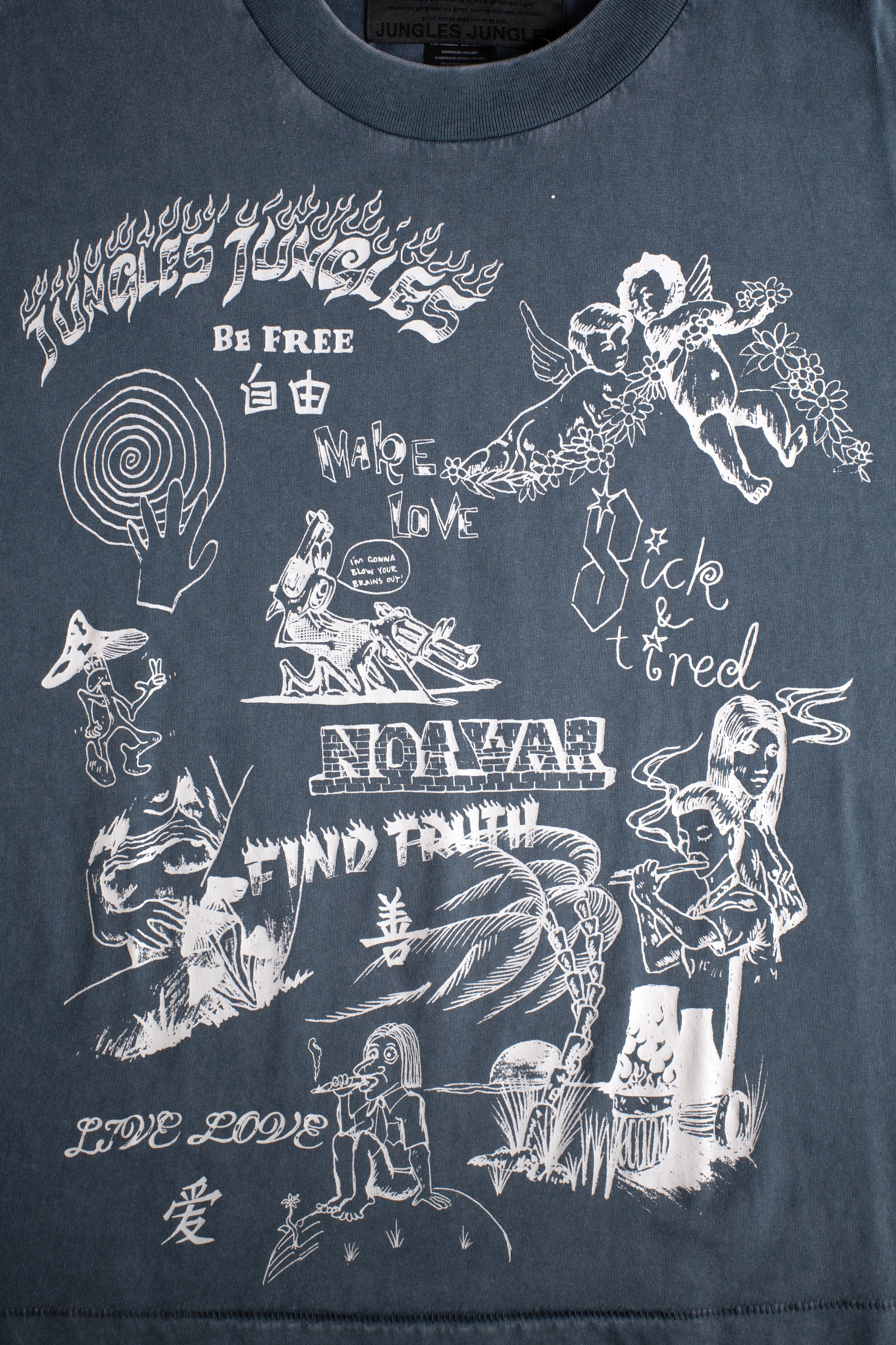 SCRIBBLES TEE HEAVY WASH - Image 2