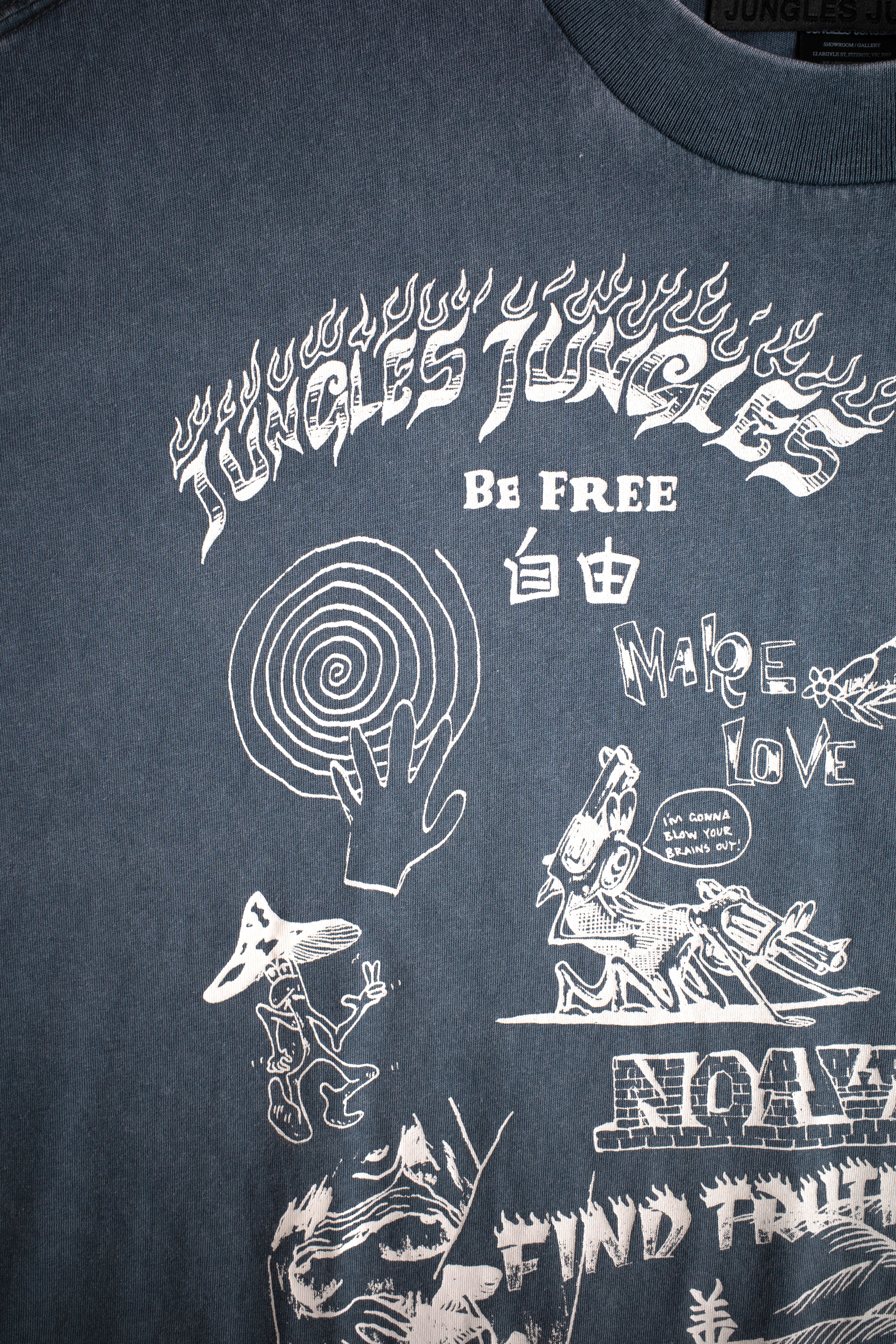 SCRIBBLES TEE HEAVY WASH - Image 3