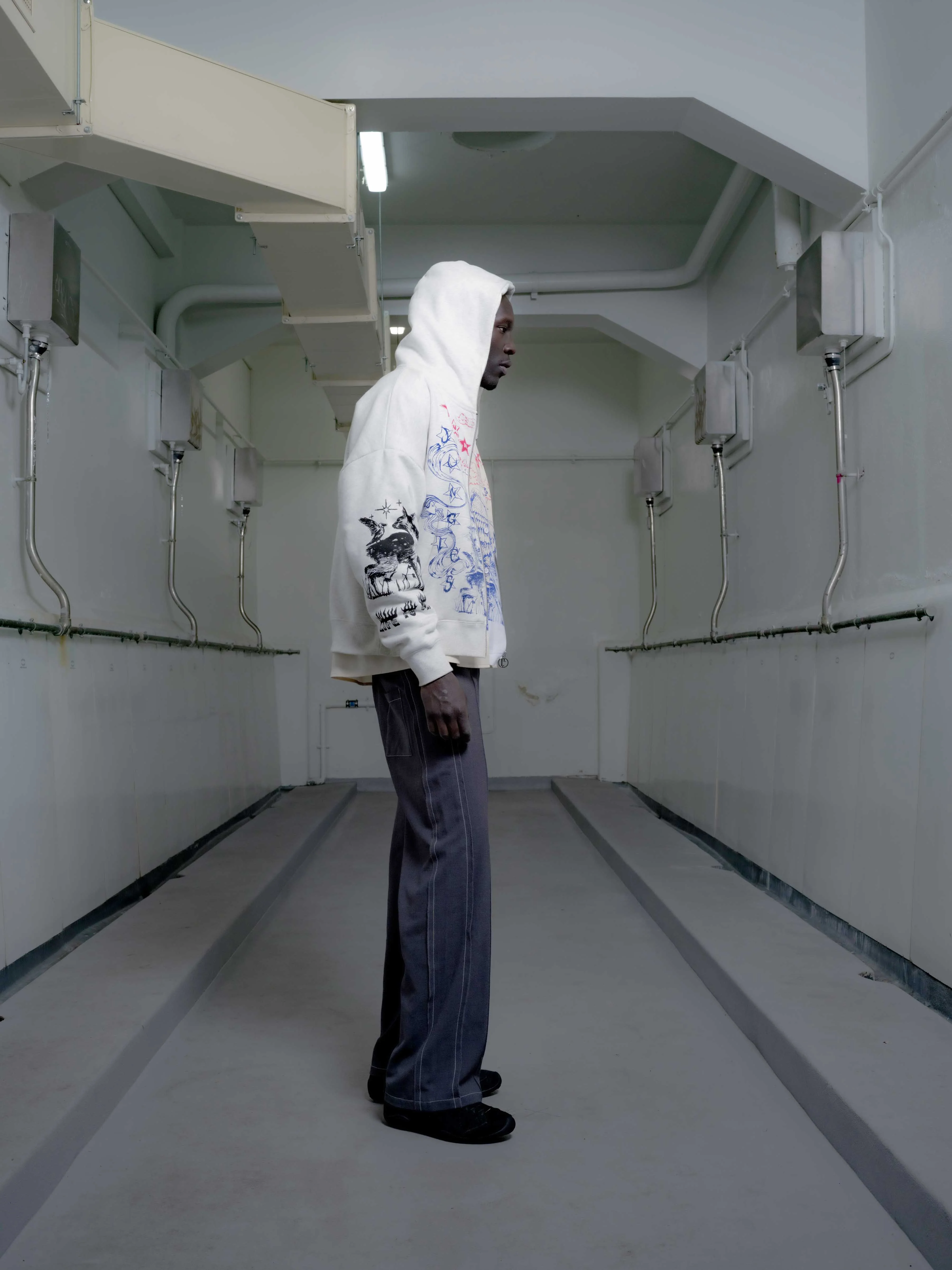 Scribbles Zip Hoodie - Image 11