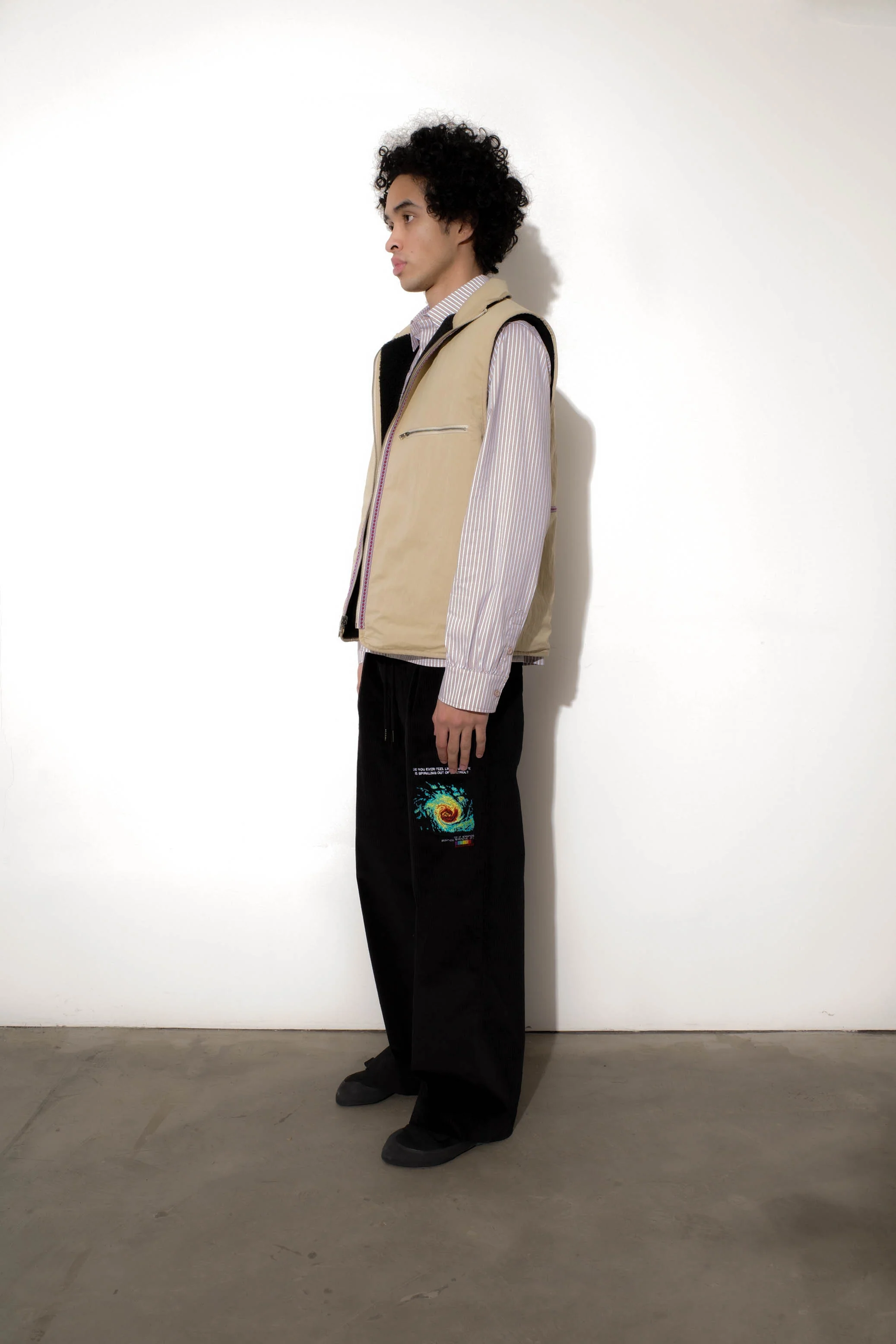 Spiraling Sherpa Vest - Image 7