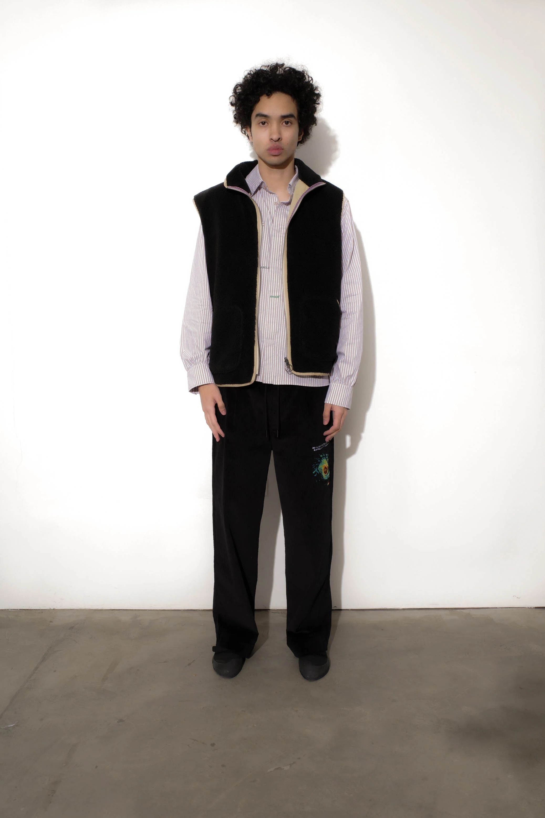 Spiraling Sherpa Vest - Image 9