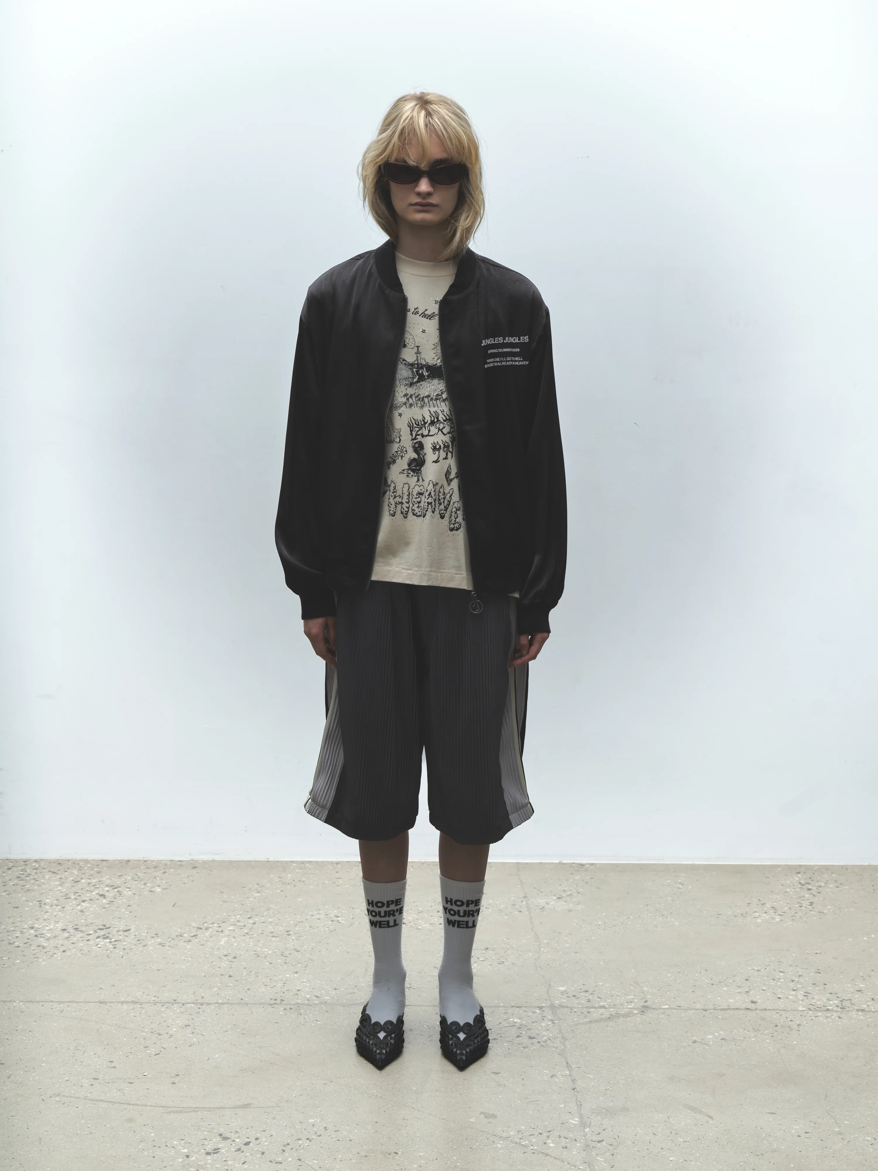 SWANS SATIN JACKET - Image 2