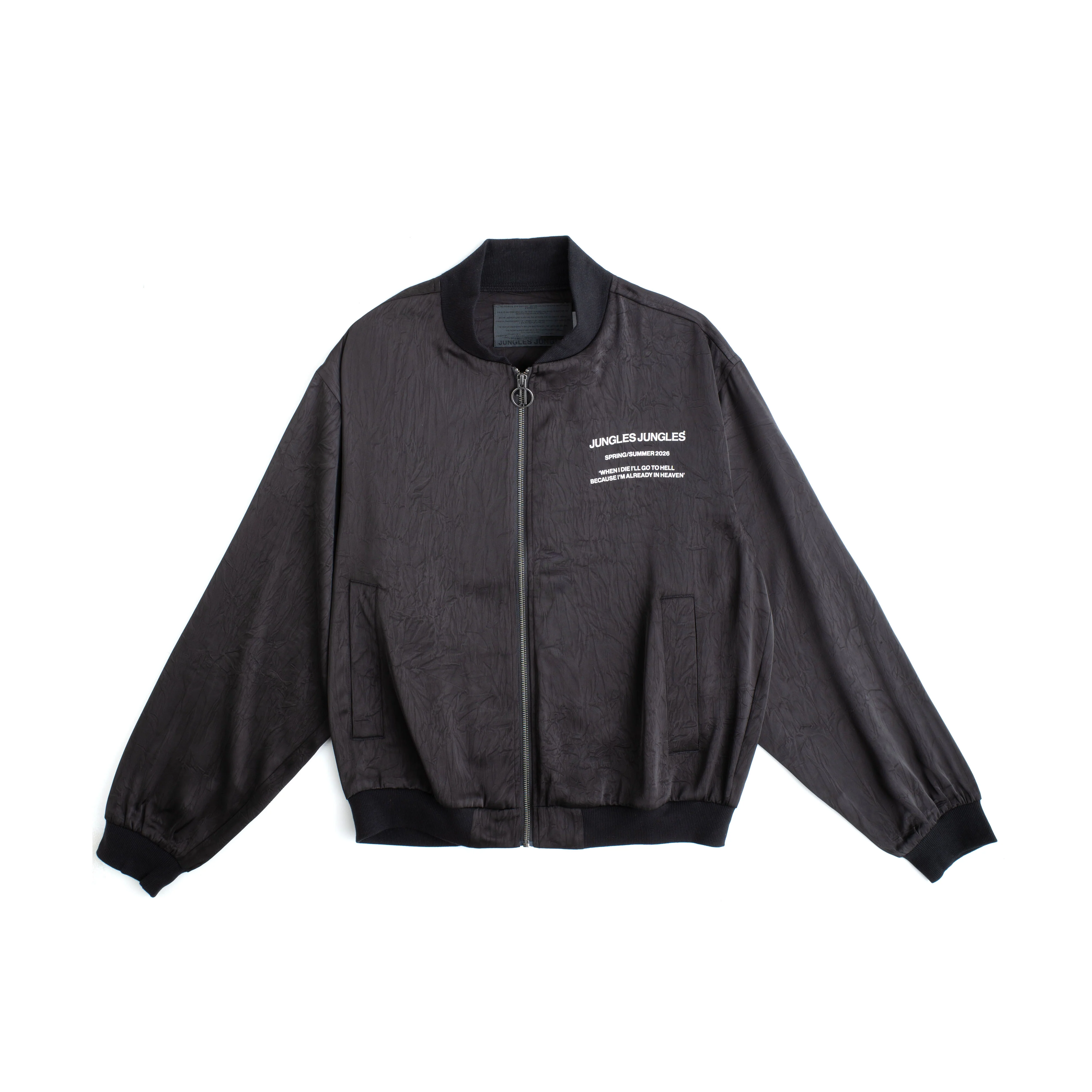 SWANS SATIN JACKET - Image 3