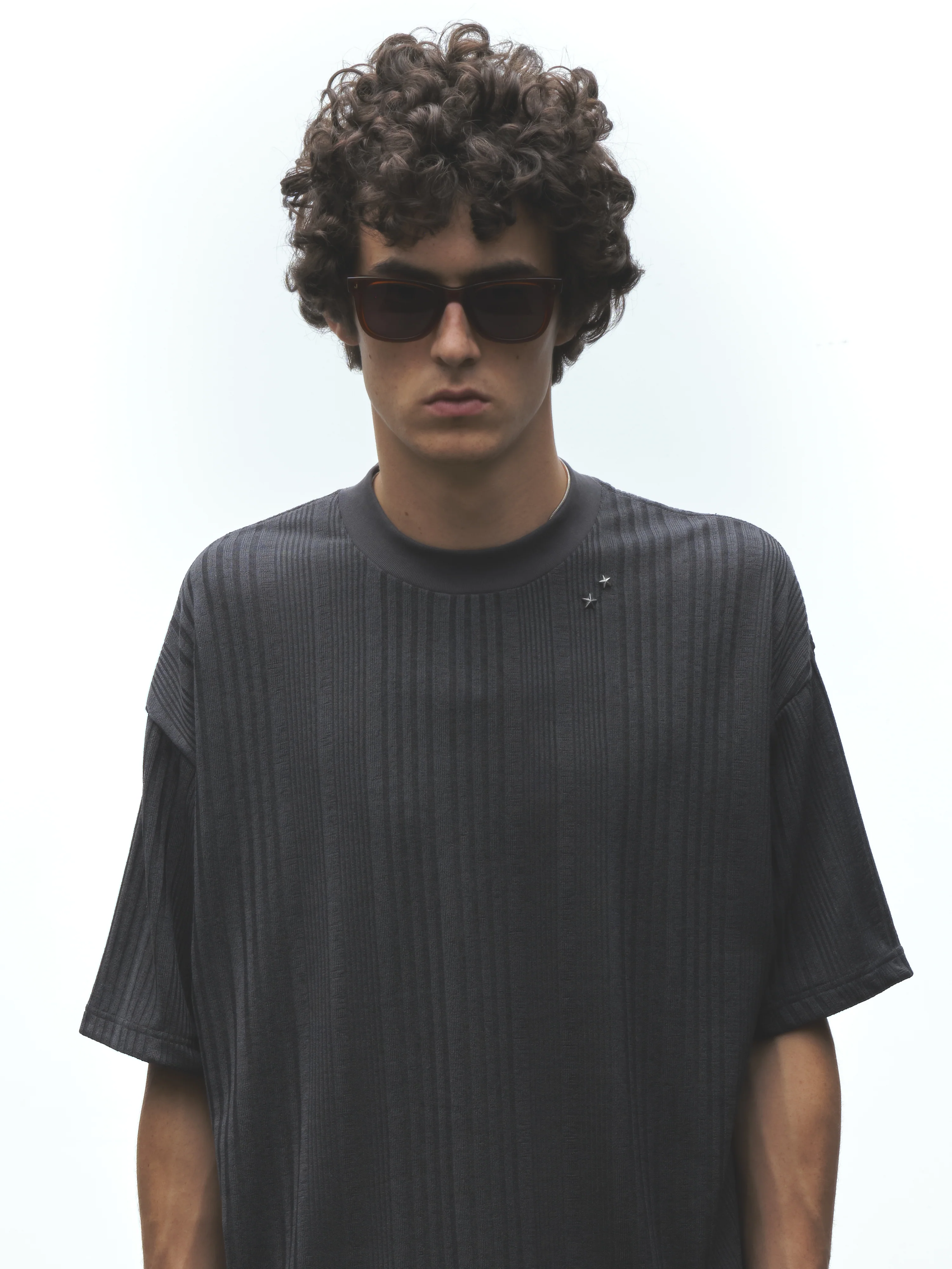 KNIT STRIPE TEE - Image 2